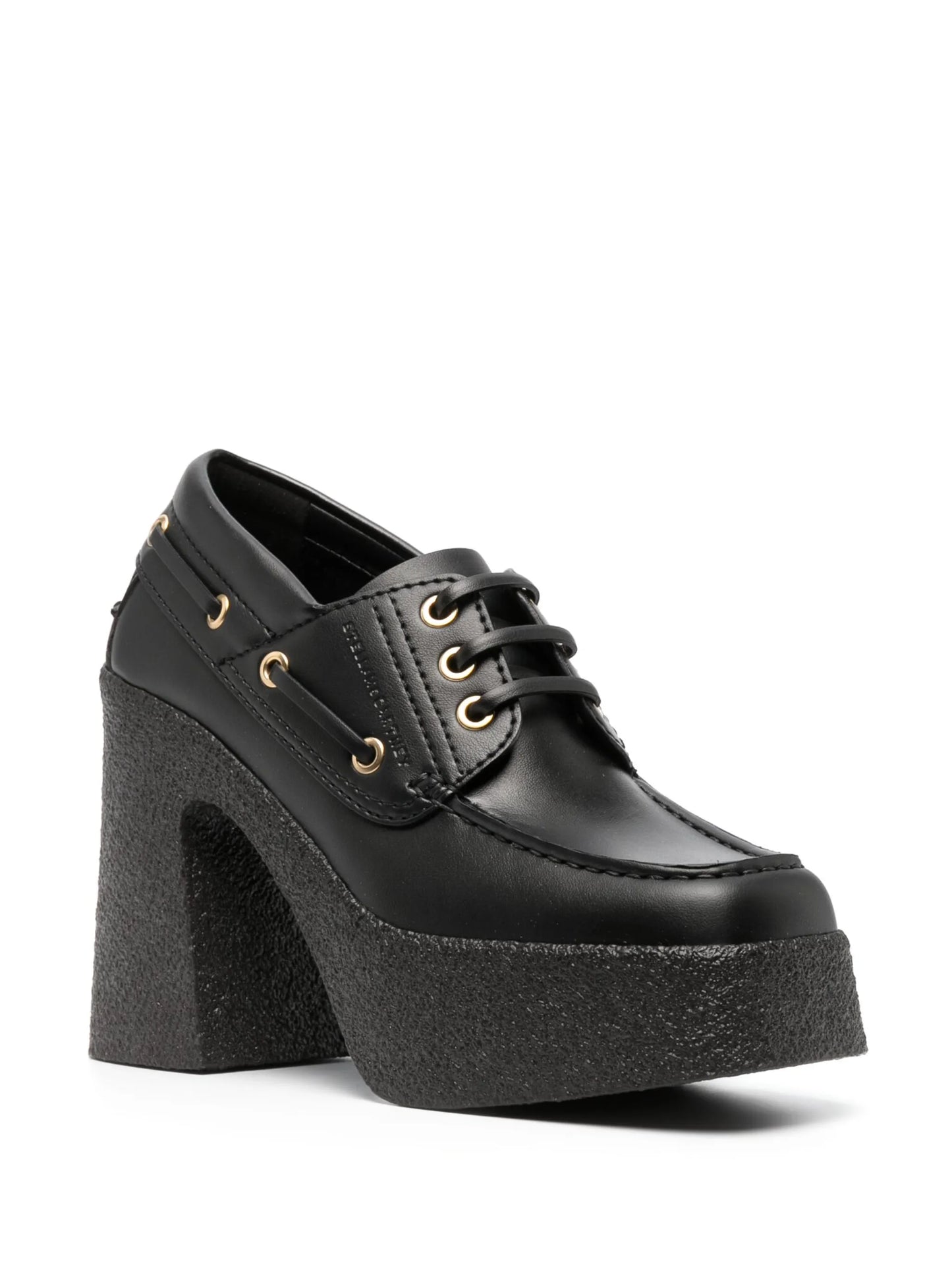 115mm textured platform loafers