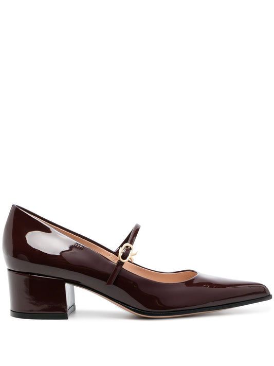 45mm high-shine mary-jane pumps