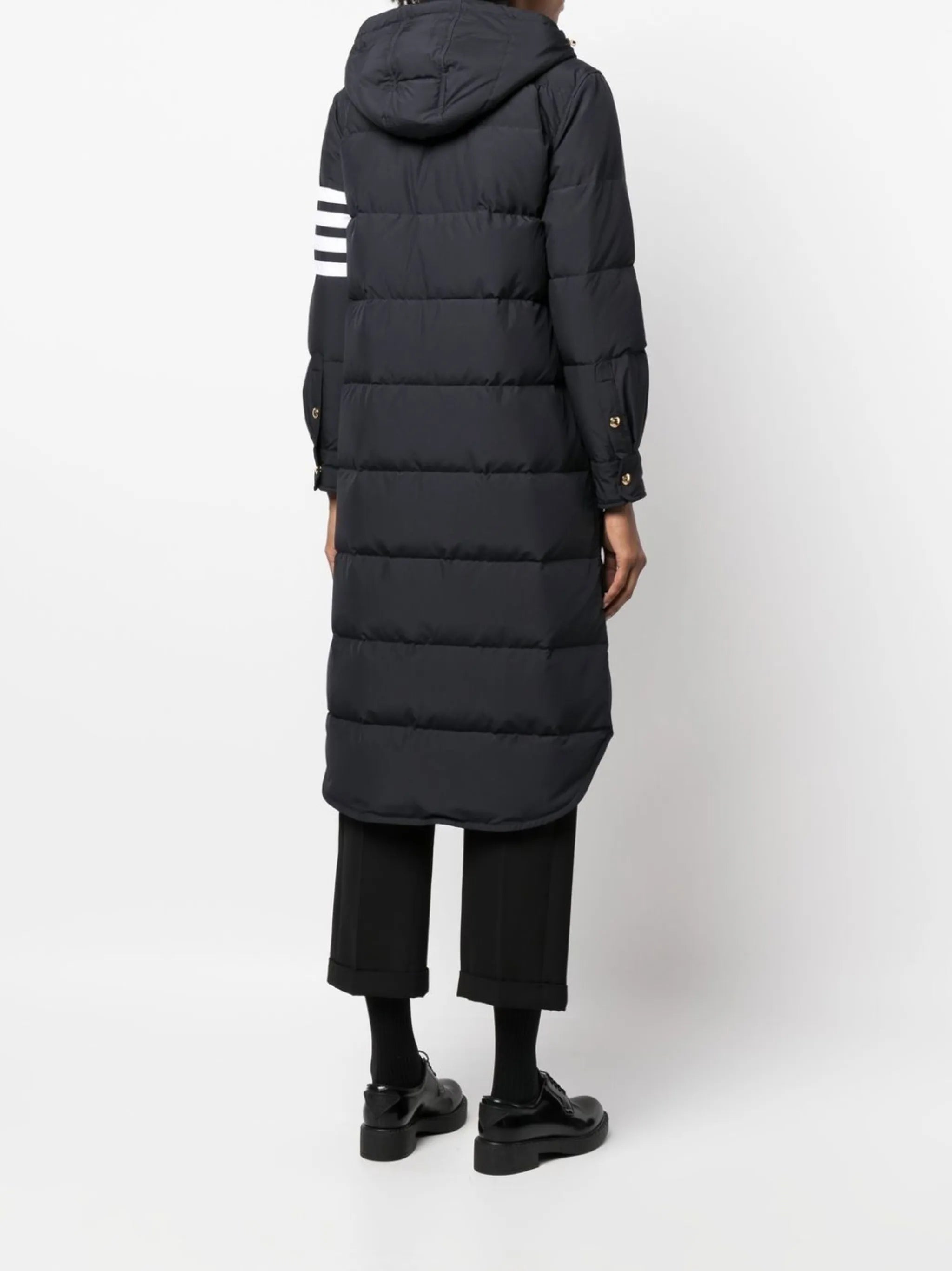 4-Bar hooded padded coat