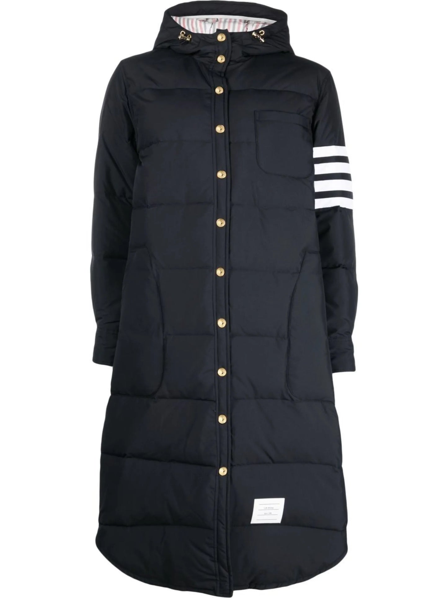 4-Bar hooded padded coat