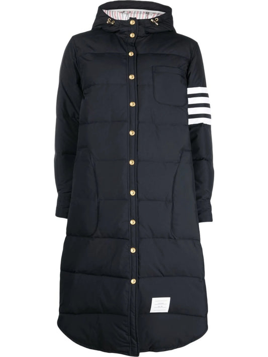 4-Bar hooded padded coat