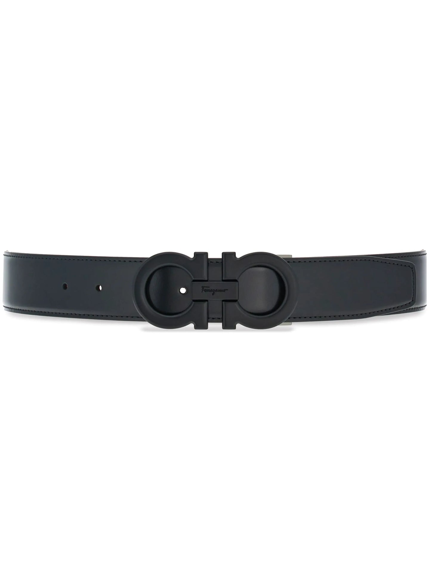 reversible Gancini leather belt