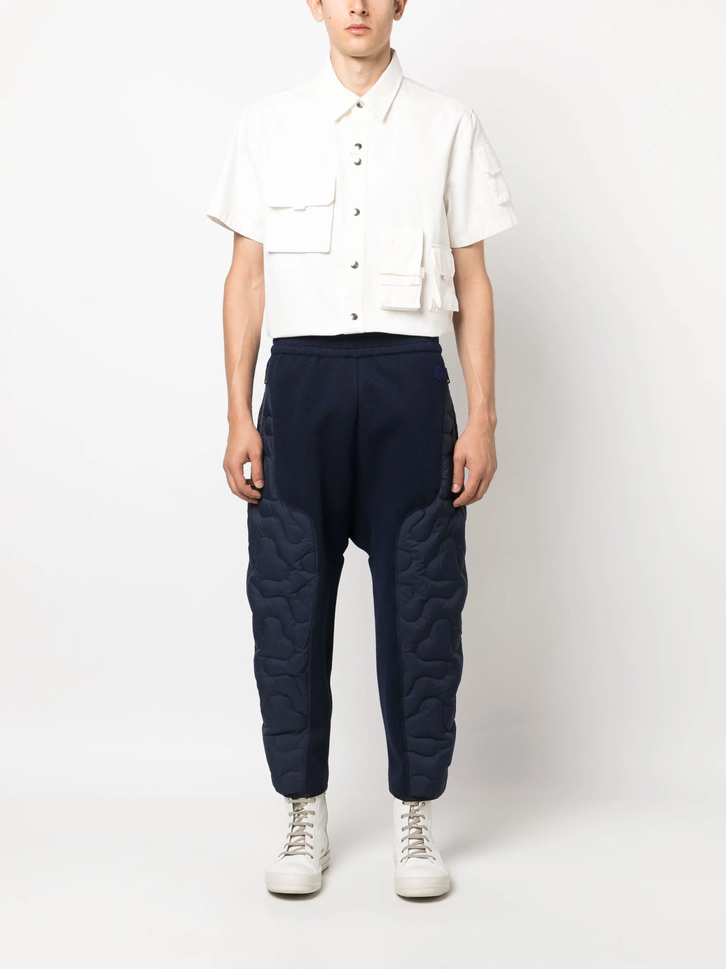 x Salehe padded track pants