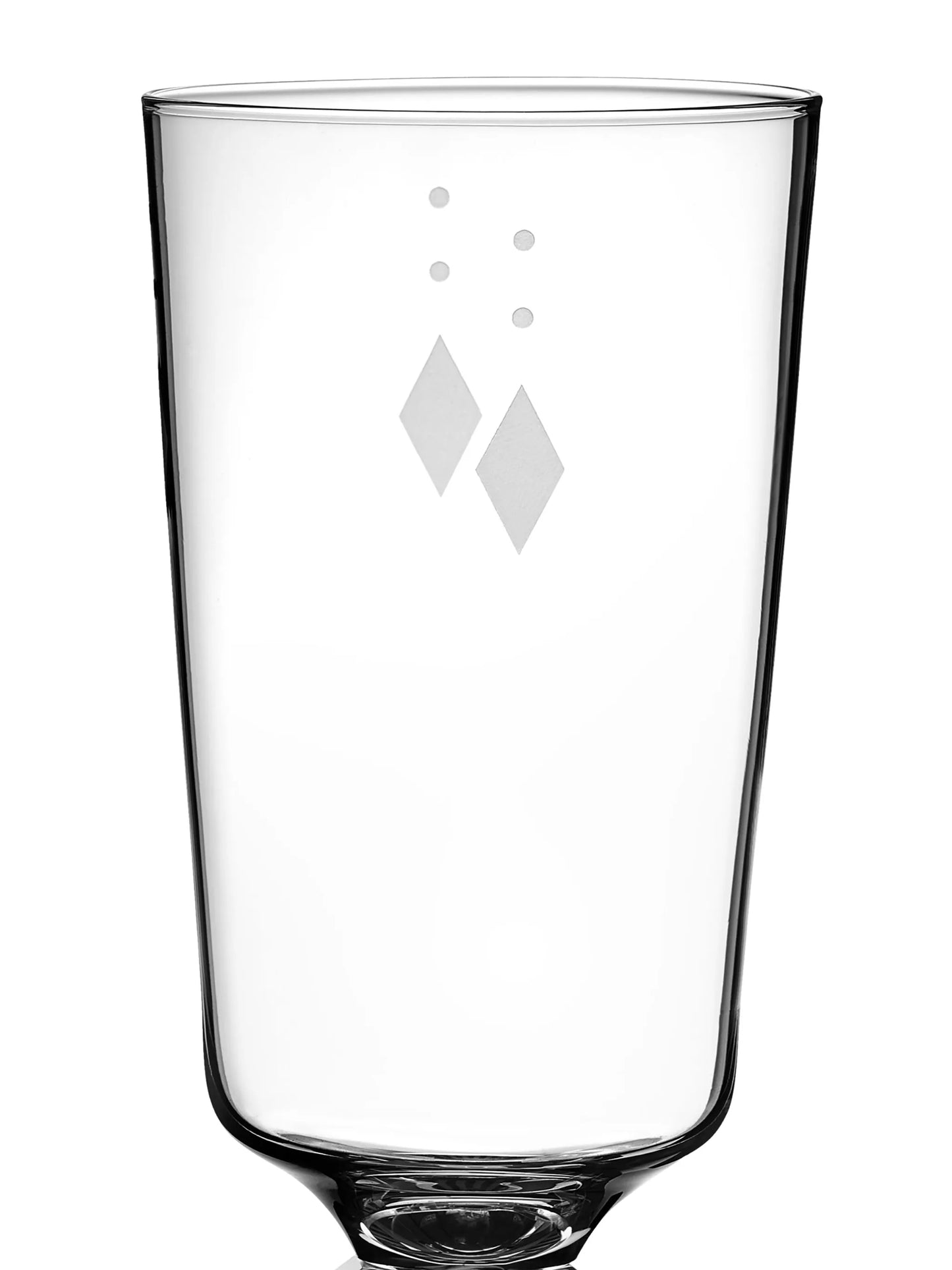Chelsea transparent-design glasses (set of two)