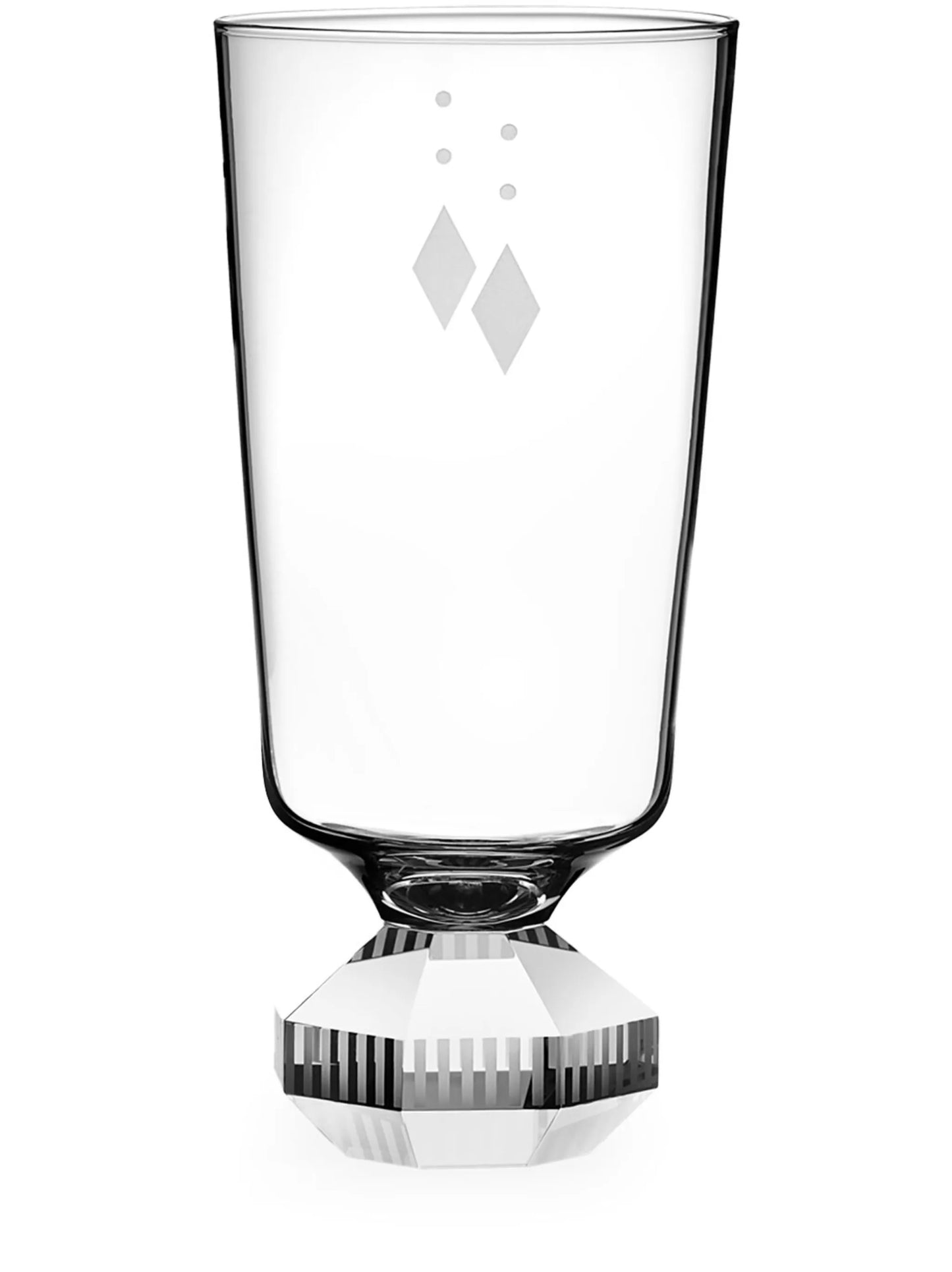 Chelsea transparent-design glasses (set of two)
