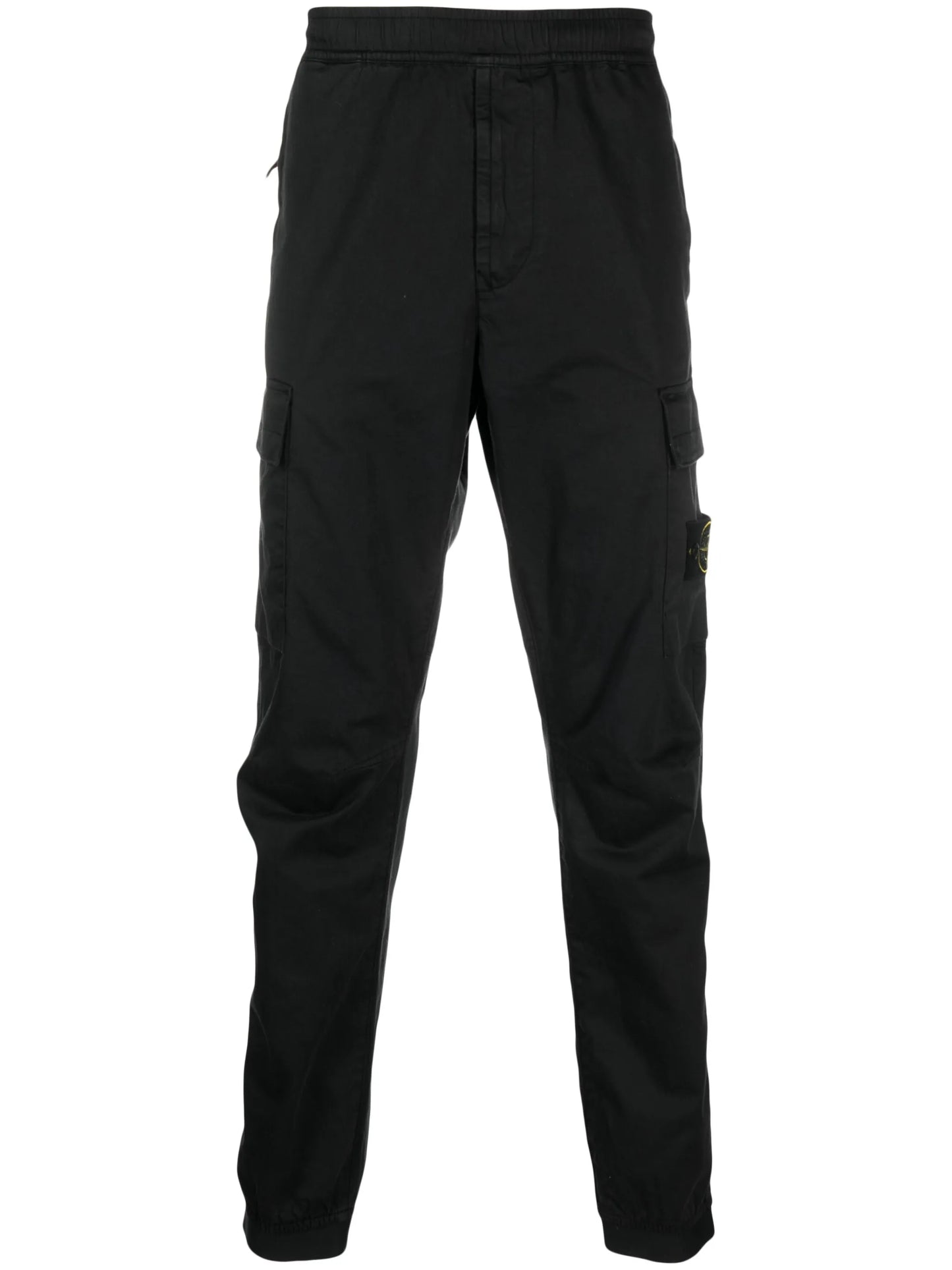 Compass-patch cargo trousers
