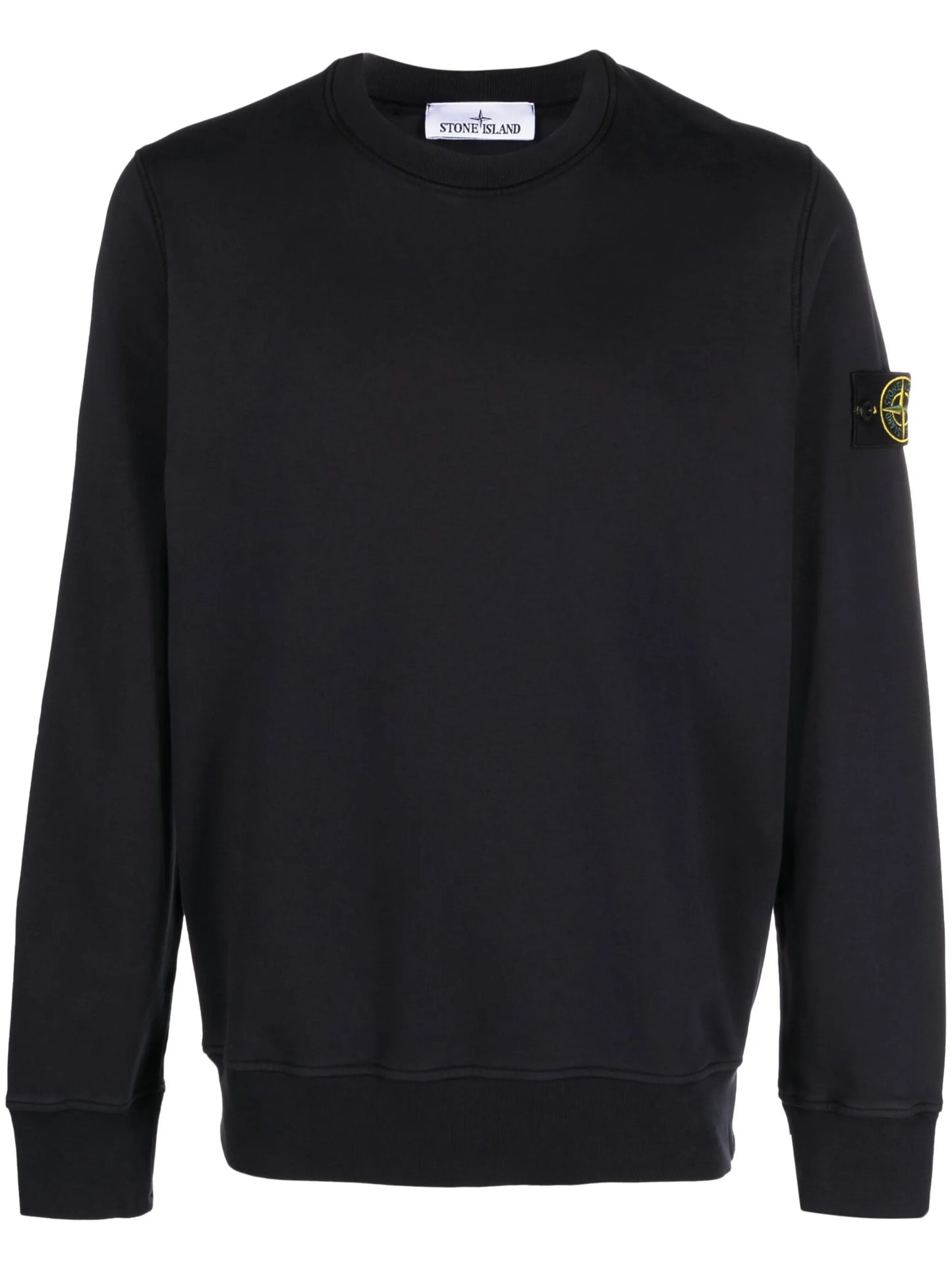 Compass-patch crew-neck sweatshirt