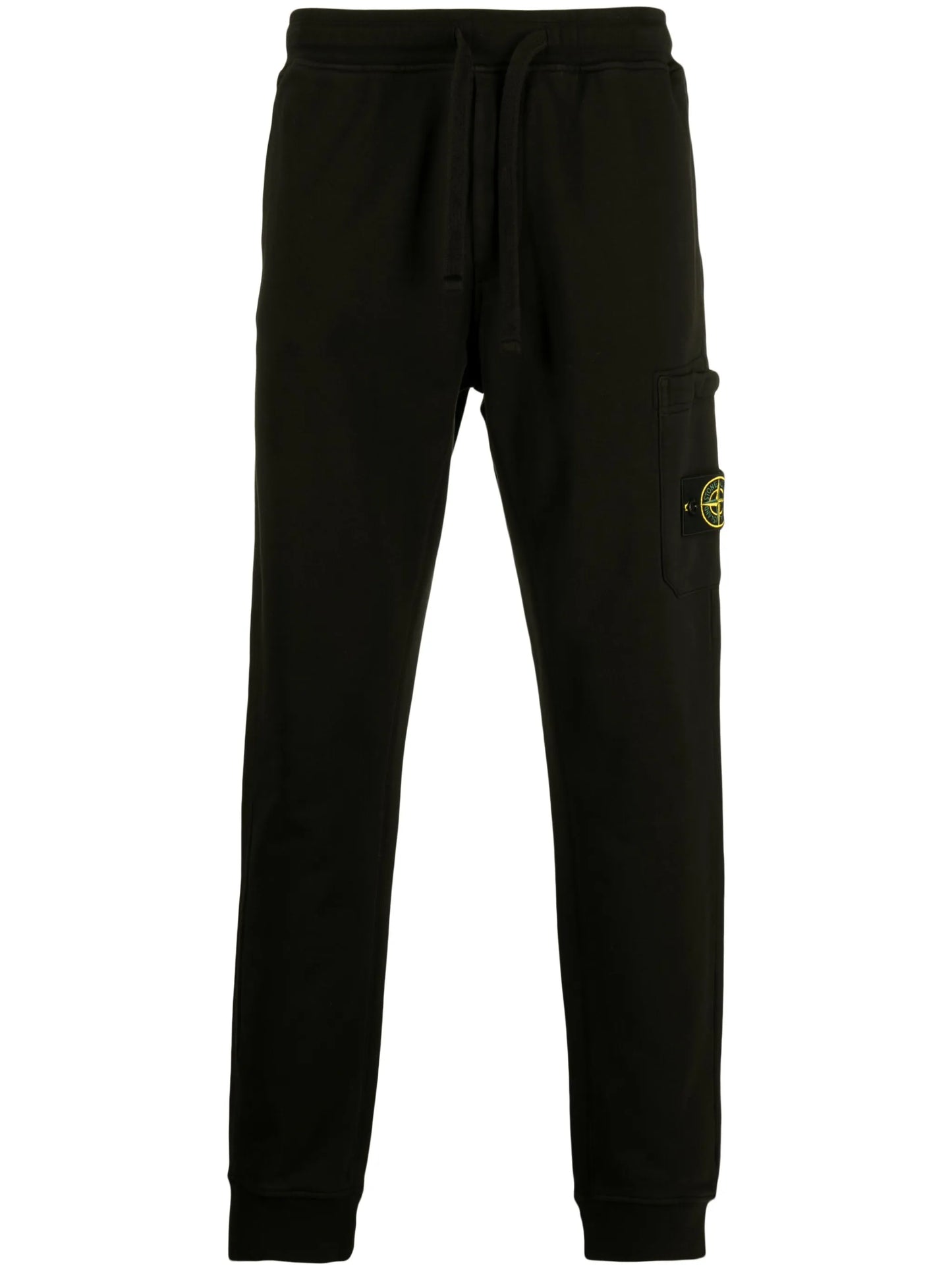 logo-embroidered cotton track pants