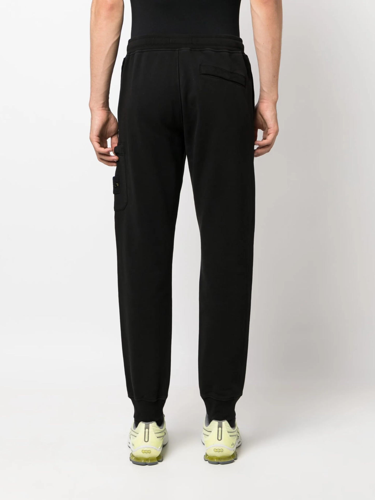 logo-embroidered cotton track pants