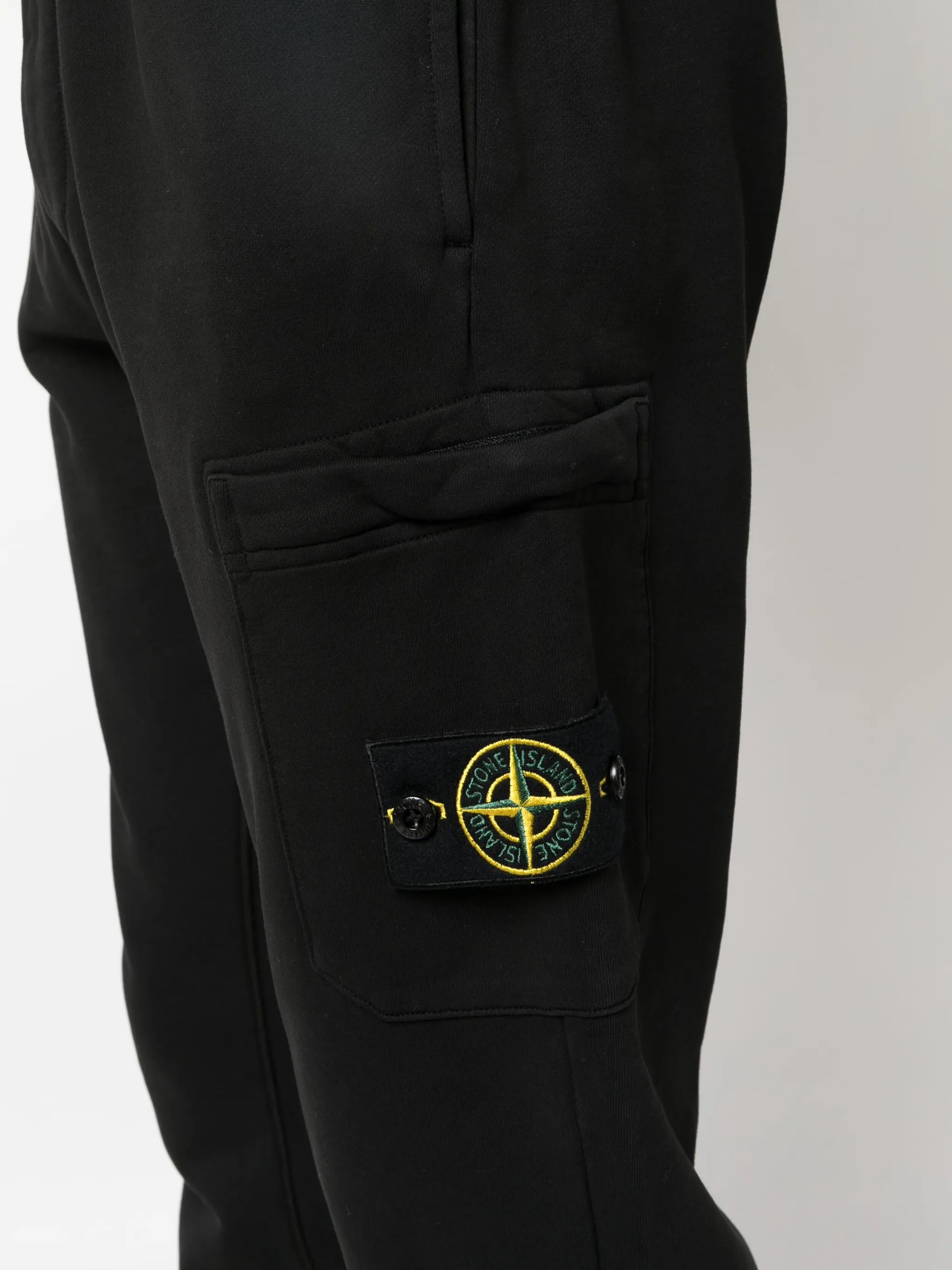 logo-embroidered cotton track pants