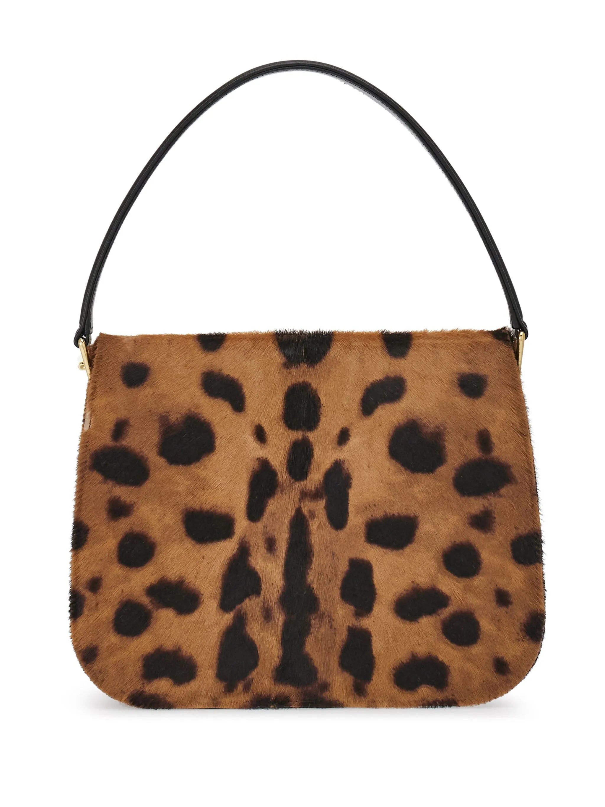 small Semi-rigid leopard-print tote bag