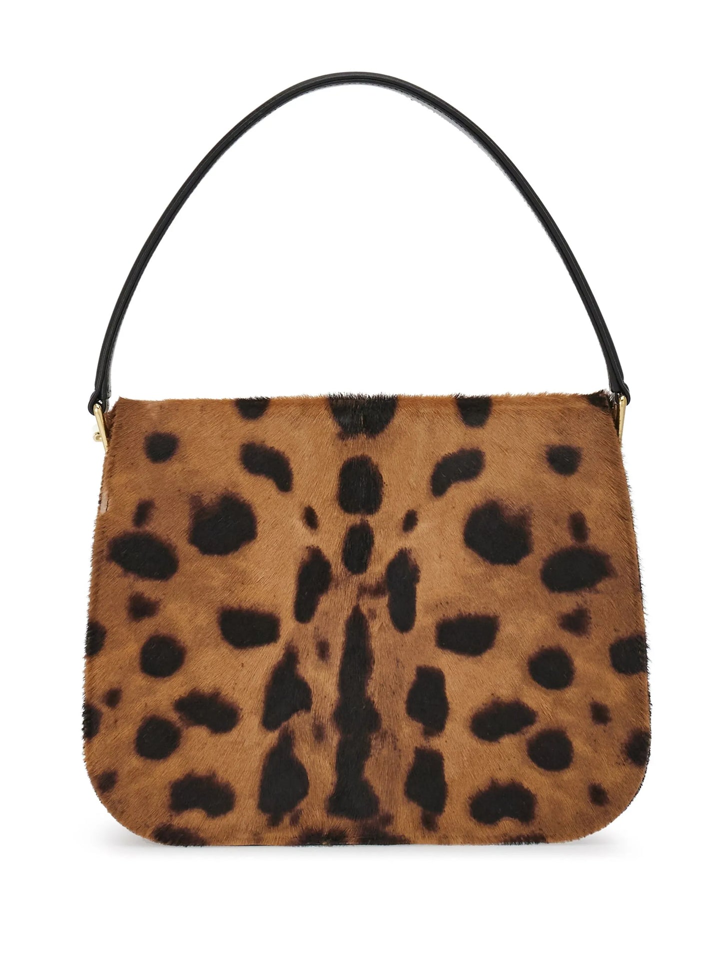 small Semi-rigid leopard-print tote bag