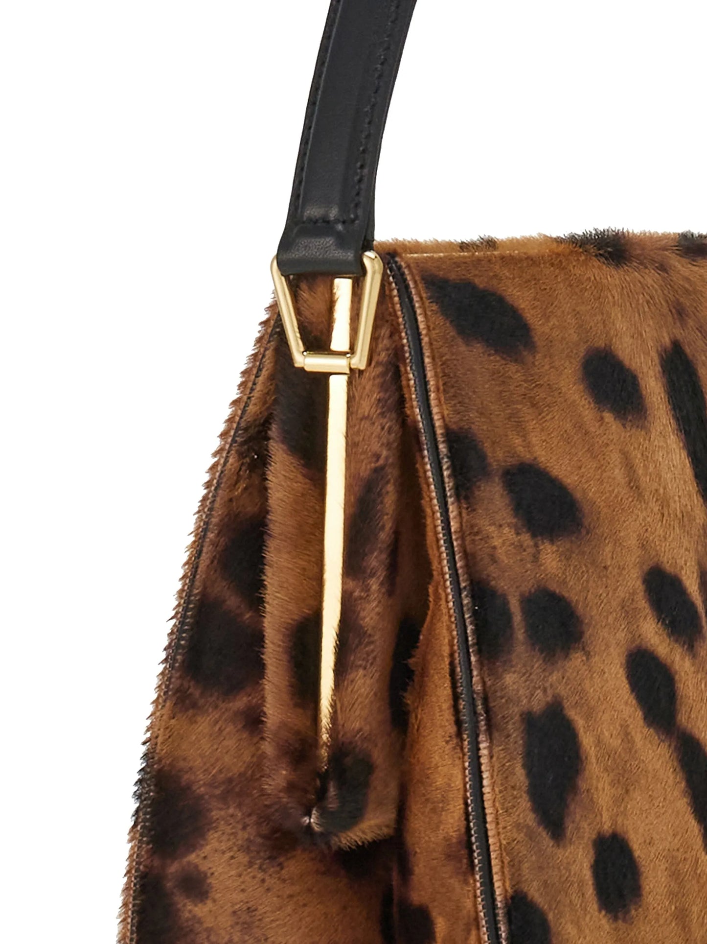 small Semi-rigid leopard-print tote bag