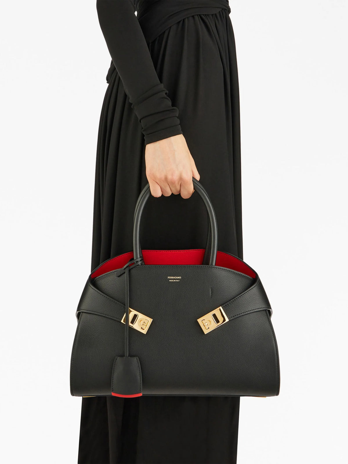 Hug bicolor handbag M