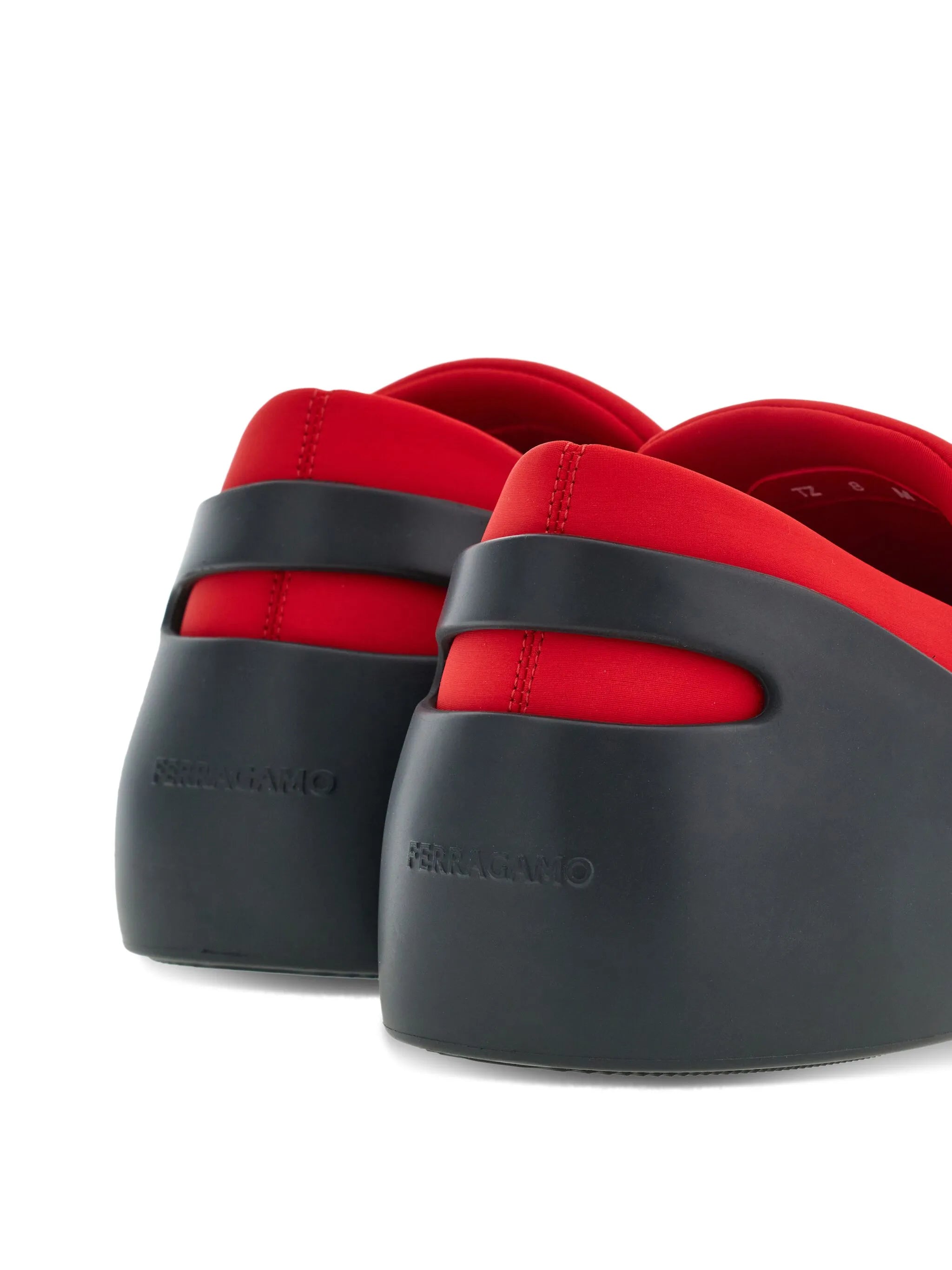 Hybrid logo-patch panelled sneakers