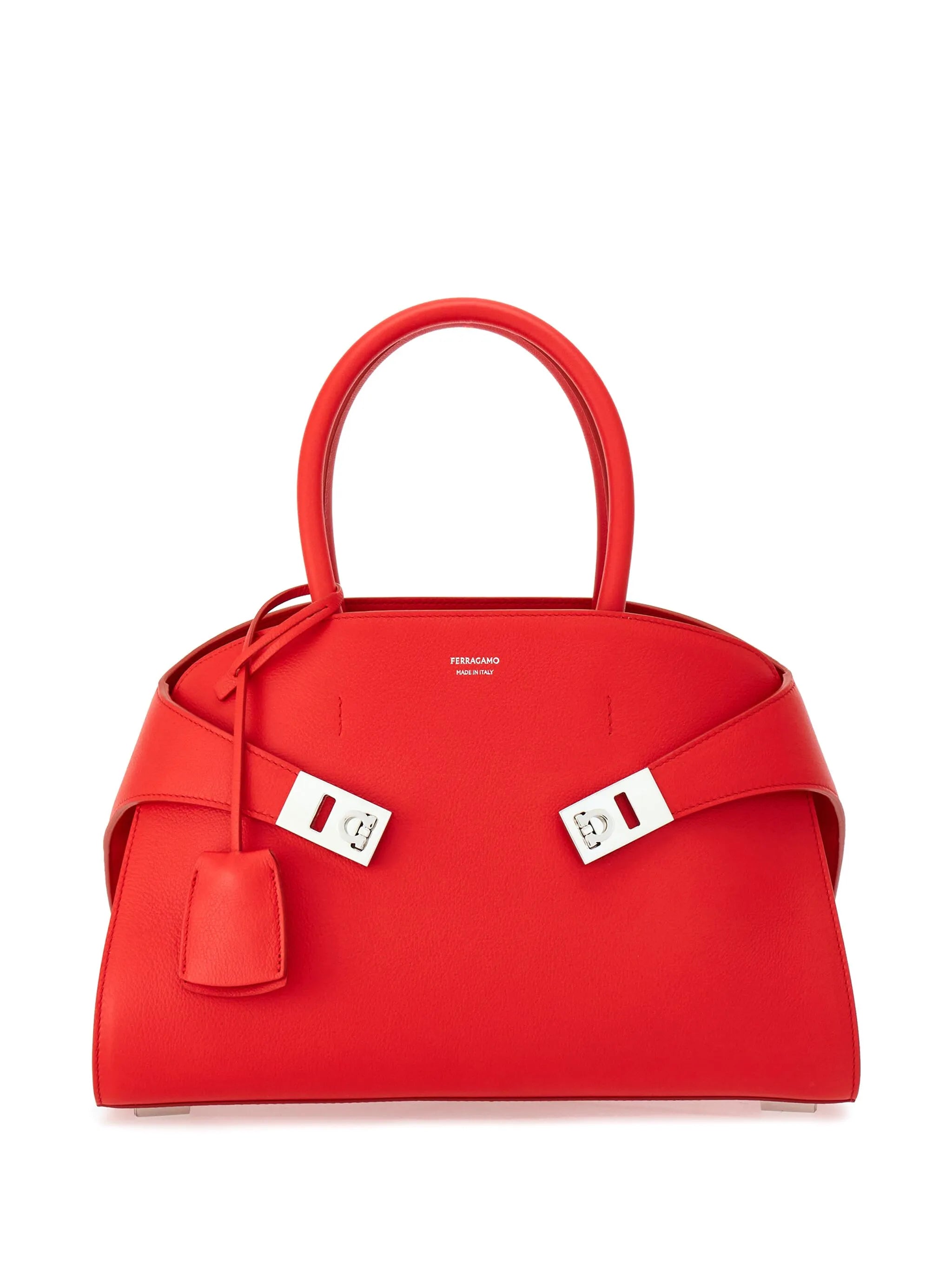 Hug leather tote bag