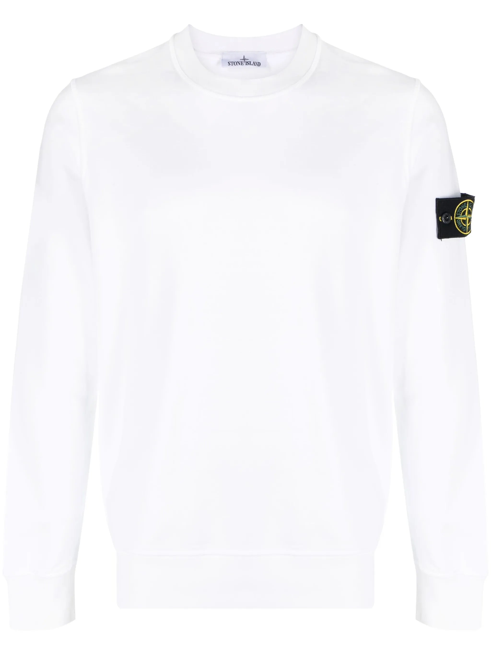Compass-patch crew-neck sweatshirt