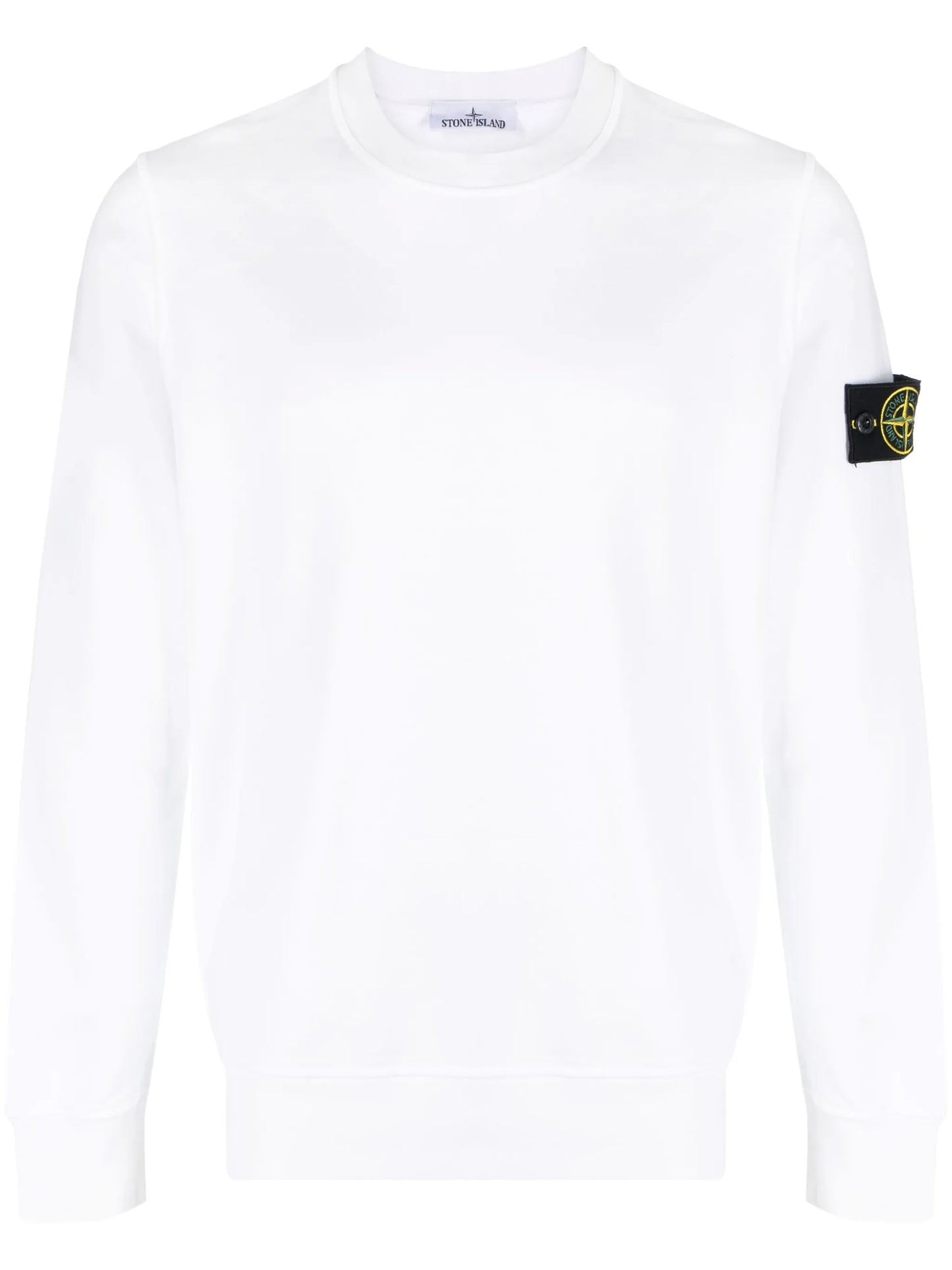 Compass-patch crew-neck sweatshirt
