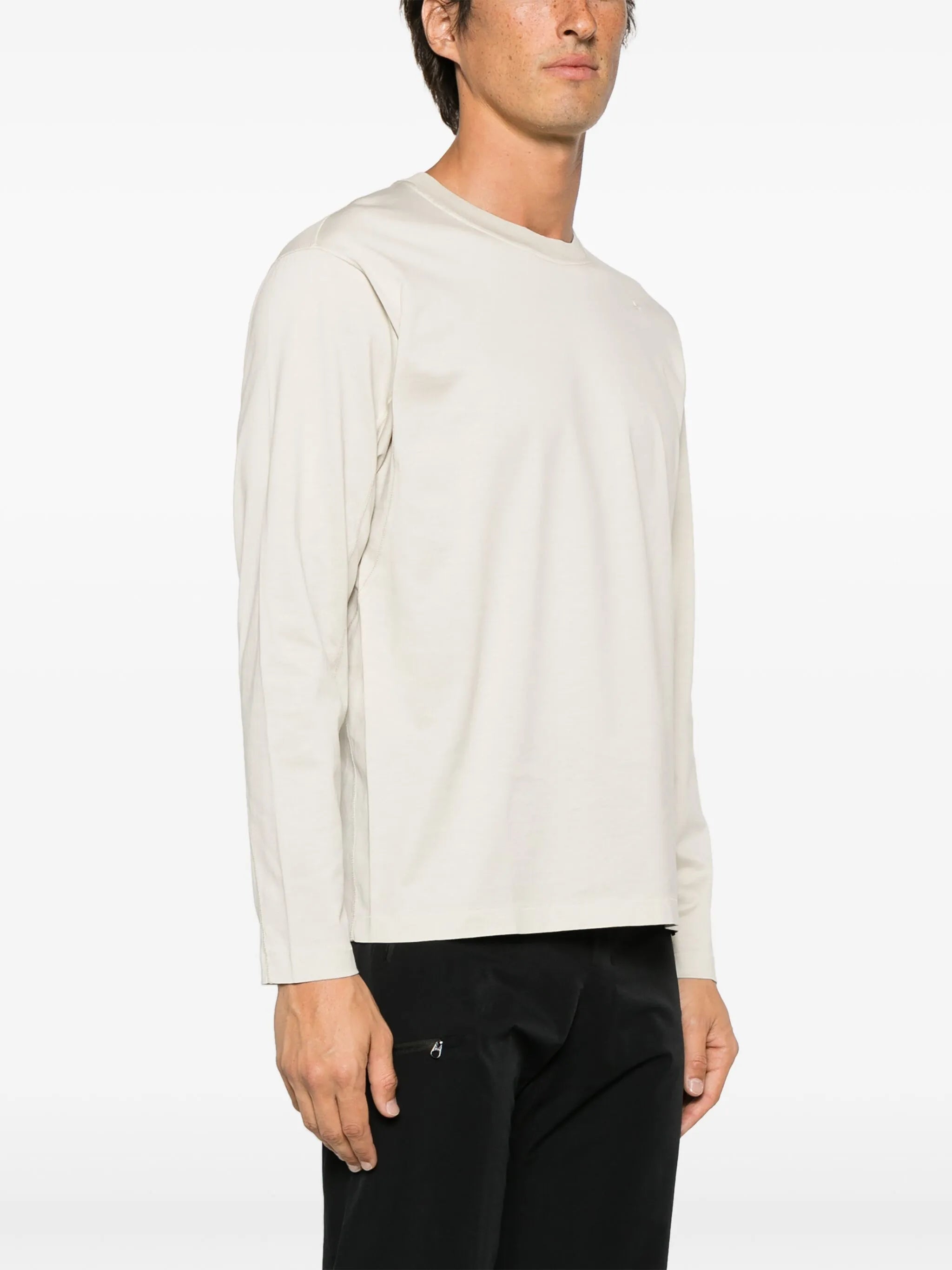 Stellina-embroidered cotton T-shirt