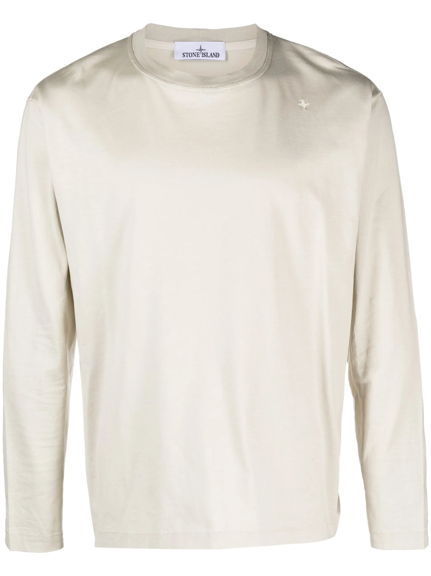 Stellina-embroidered cotton T-shirt