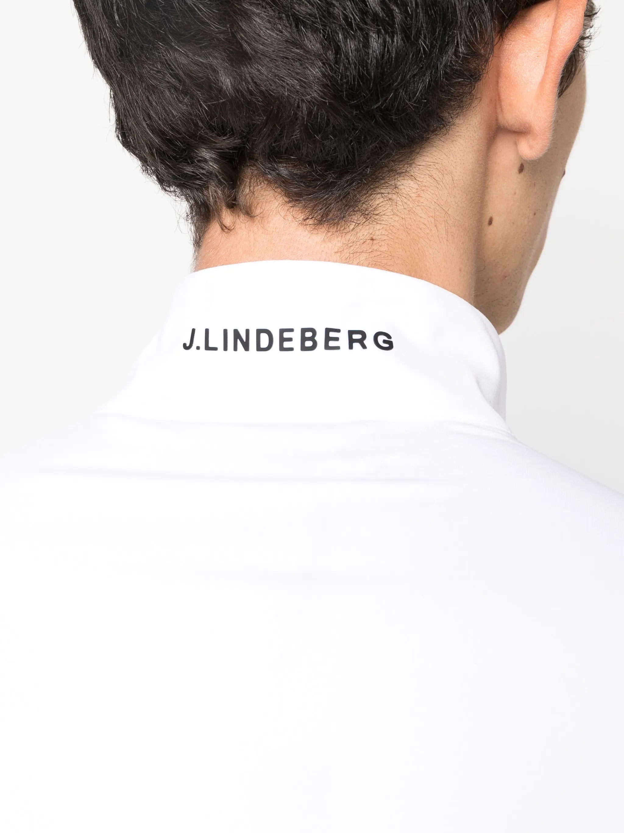 Luke logo-print half-zip jumper