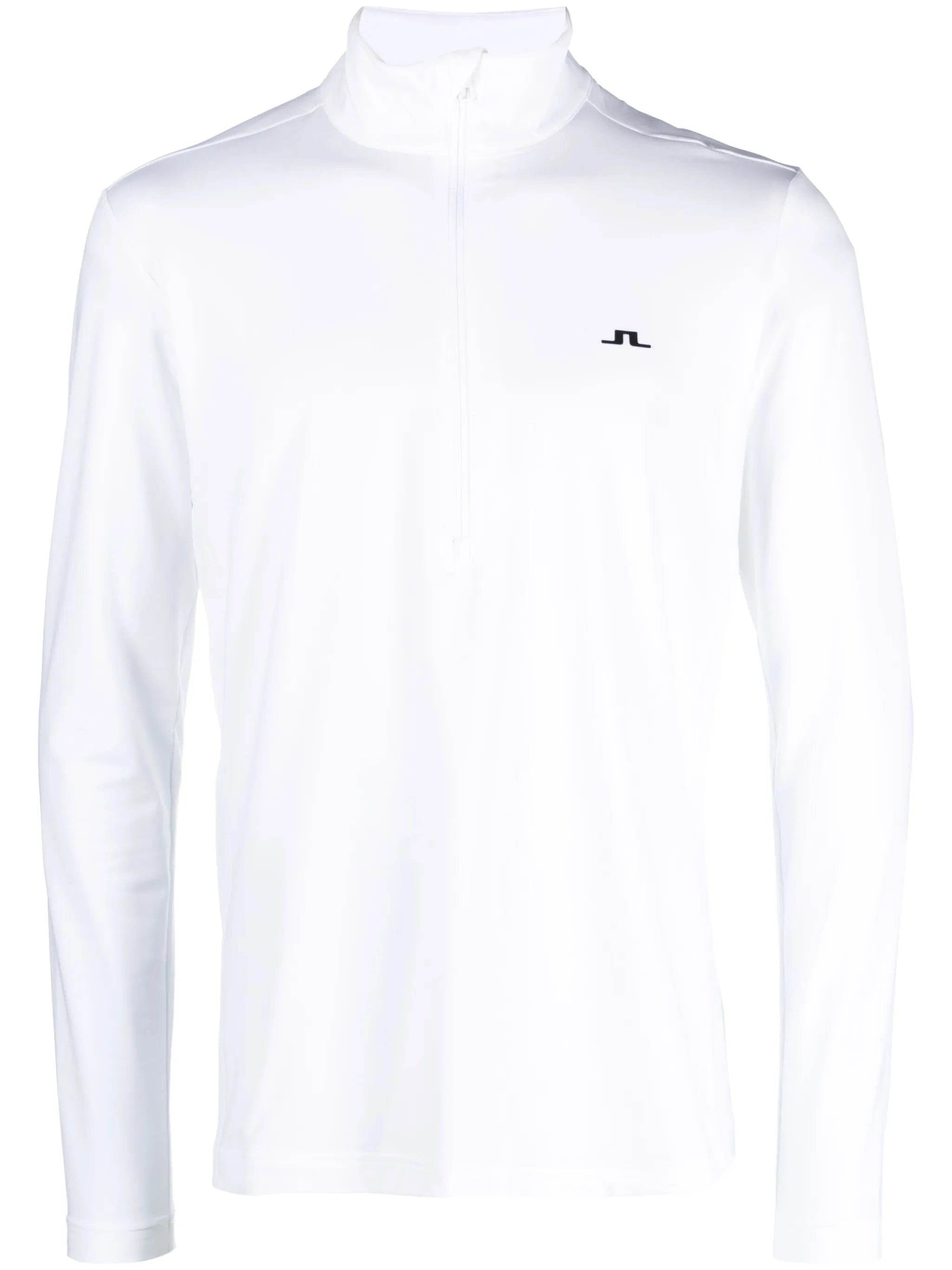 Luke logo-print half-zip jumper