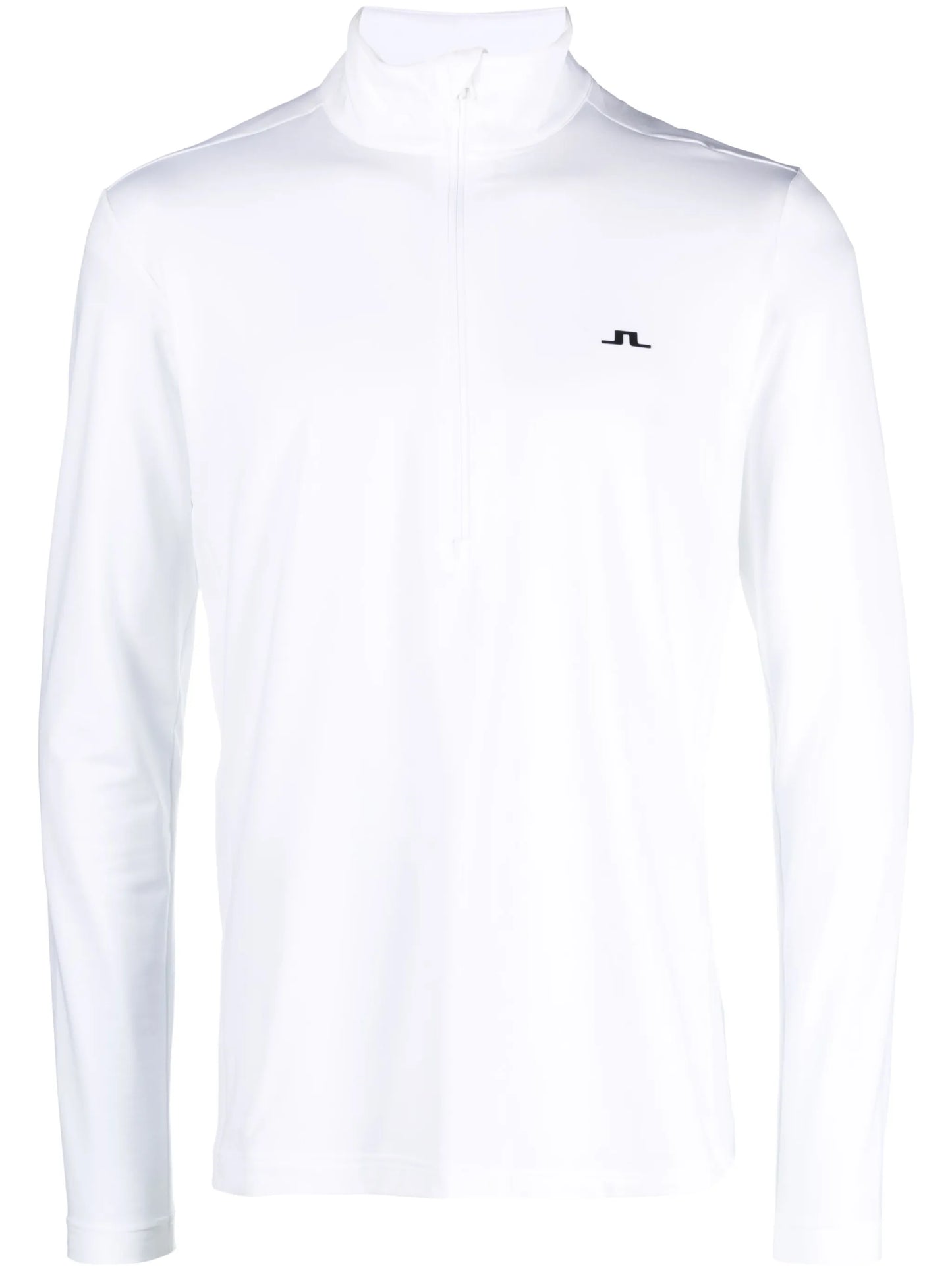 Luke logo-print half-zip jumper