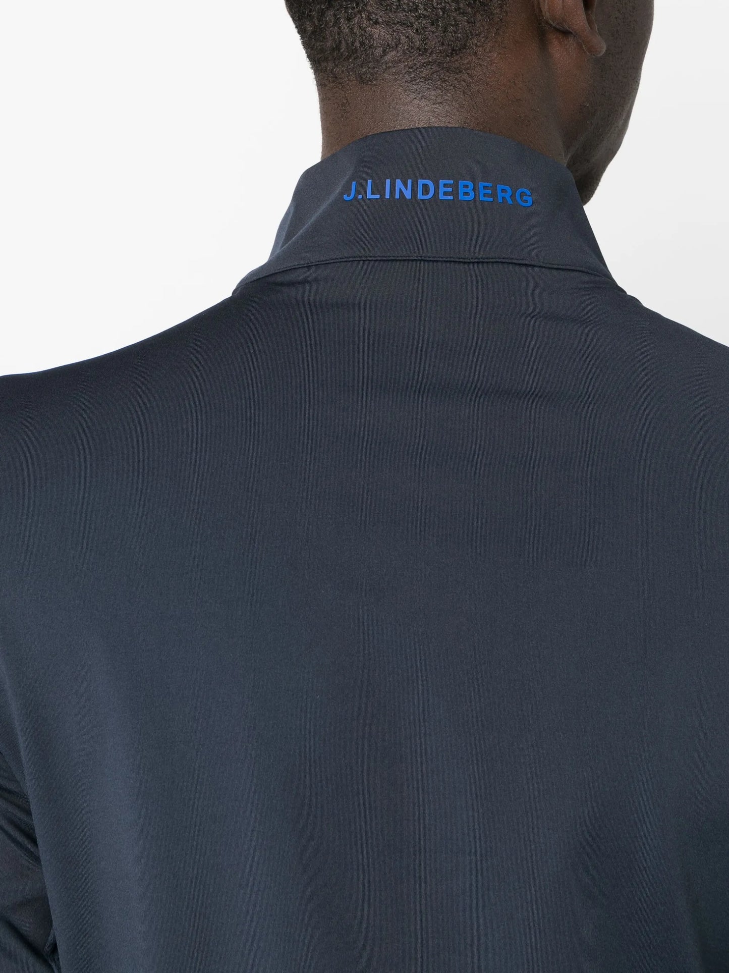 Luke logo-print half-zip T-shirt