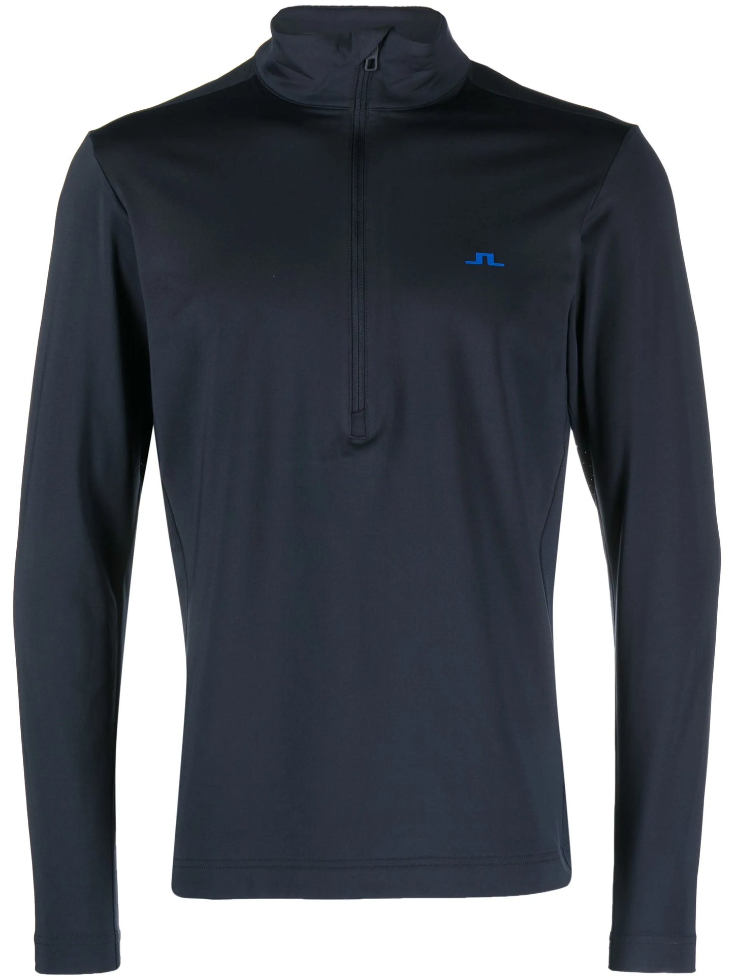 Luke logo-print half-zip T-shirt