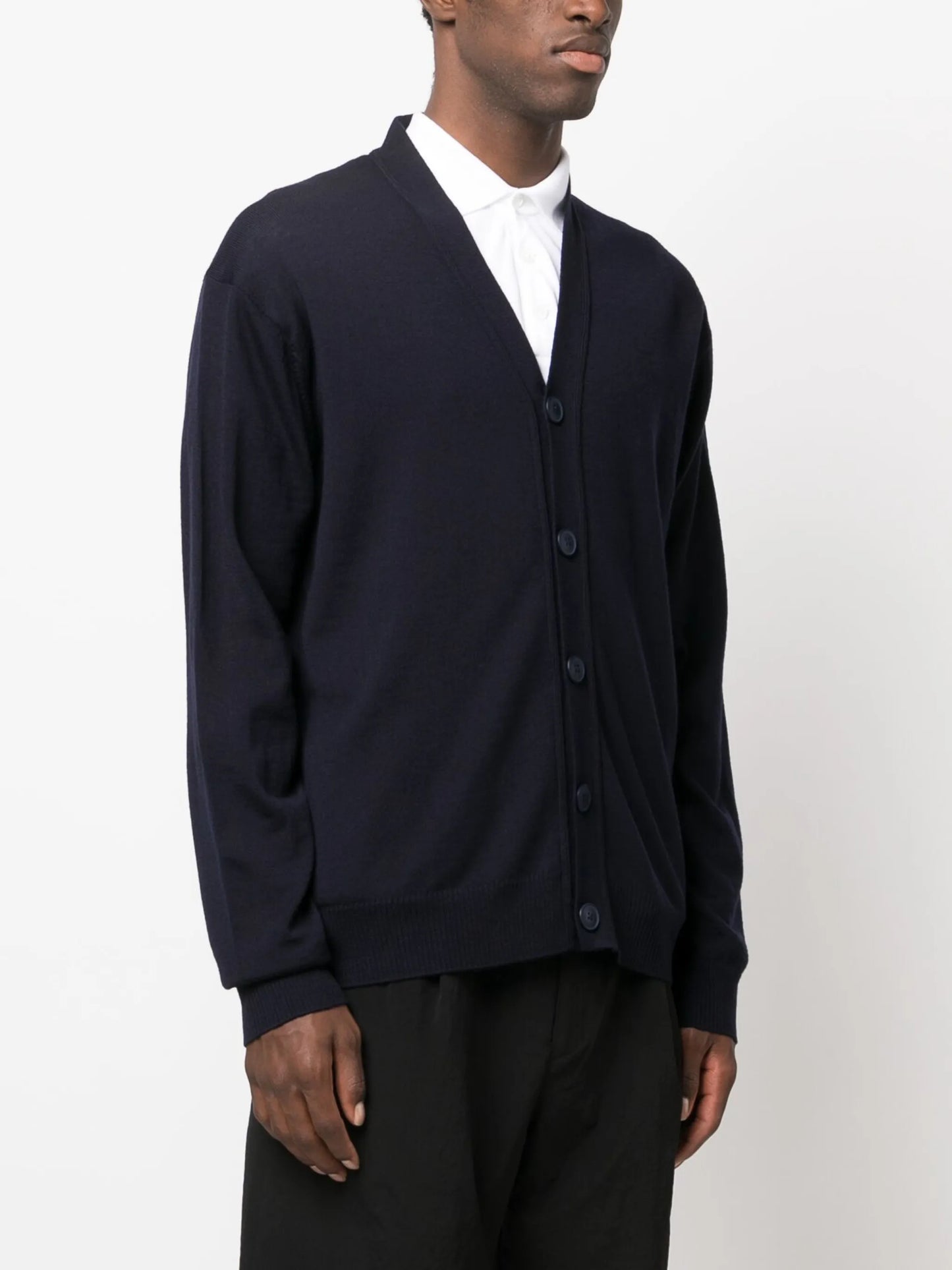 Lucas merino-wool knitted cardigan