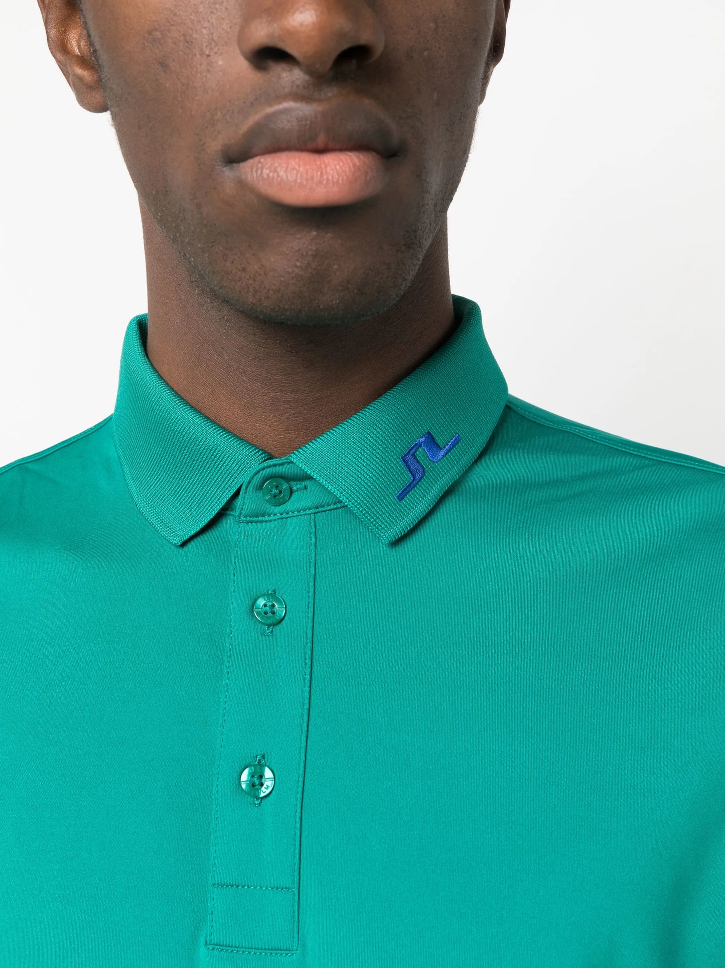 KV logo-embroidered polo shirt