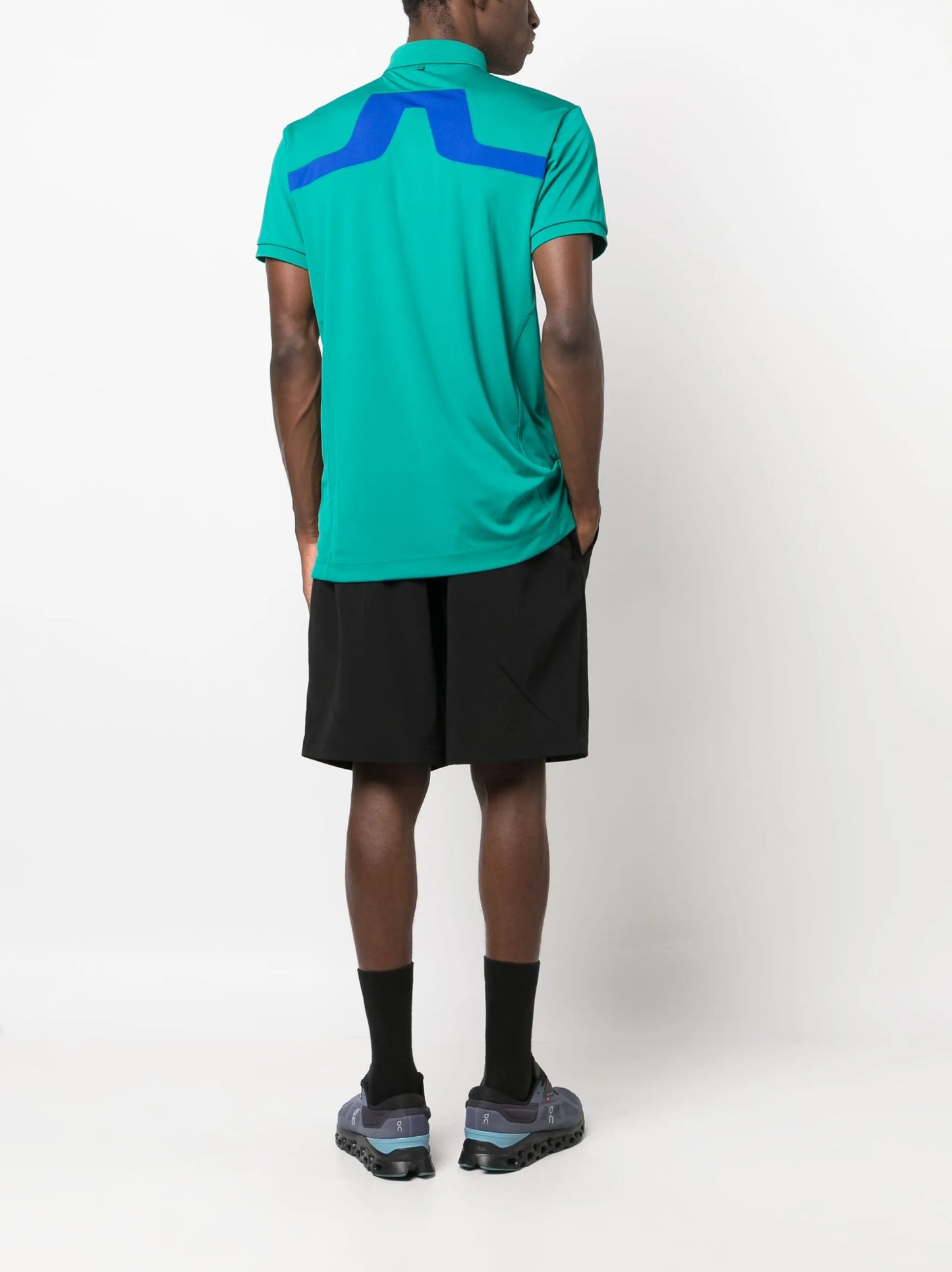 KV logo-embroidered polo shirt