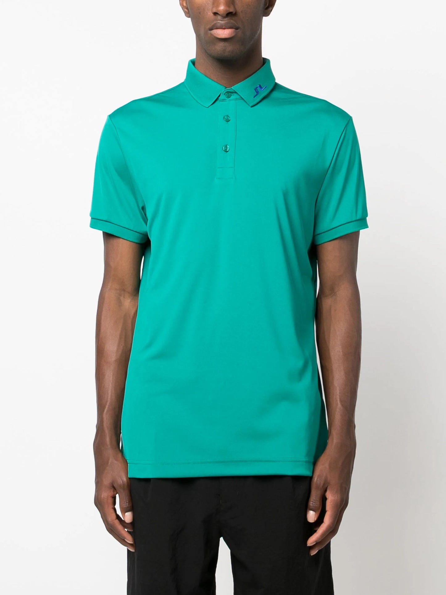 KV logo-embroidered polo shirt
