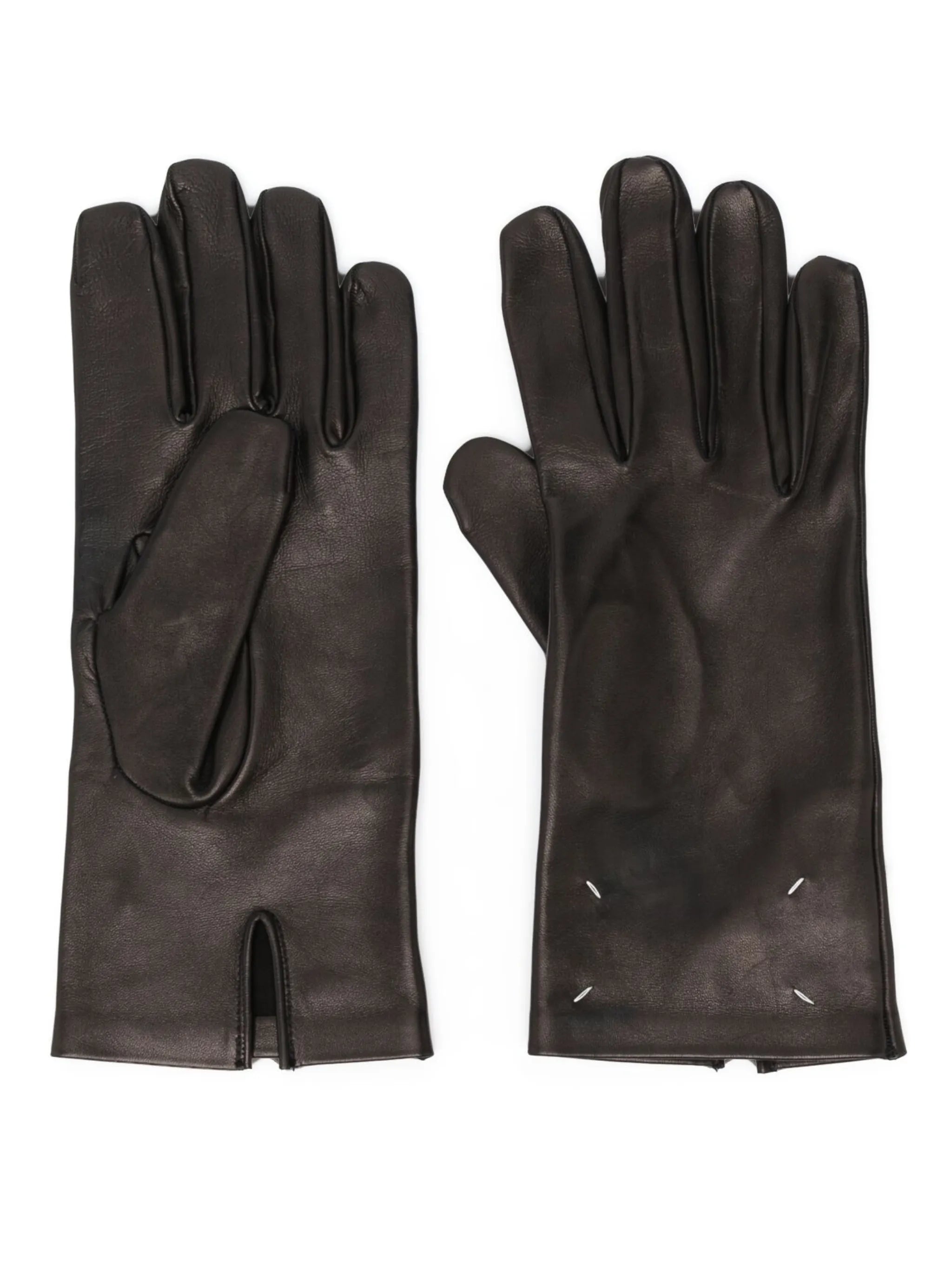 Sandstorm four-stitch logo leather gloves