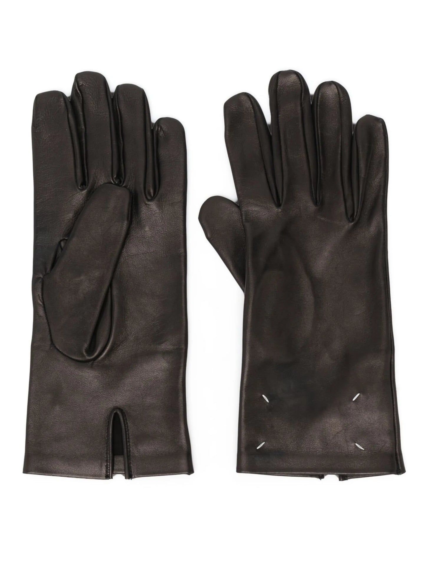 Sandstorm four-stitch logo leather gloves