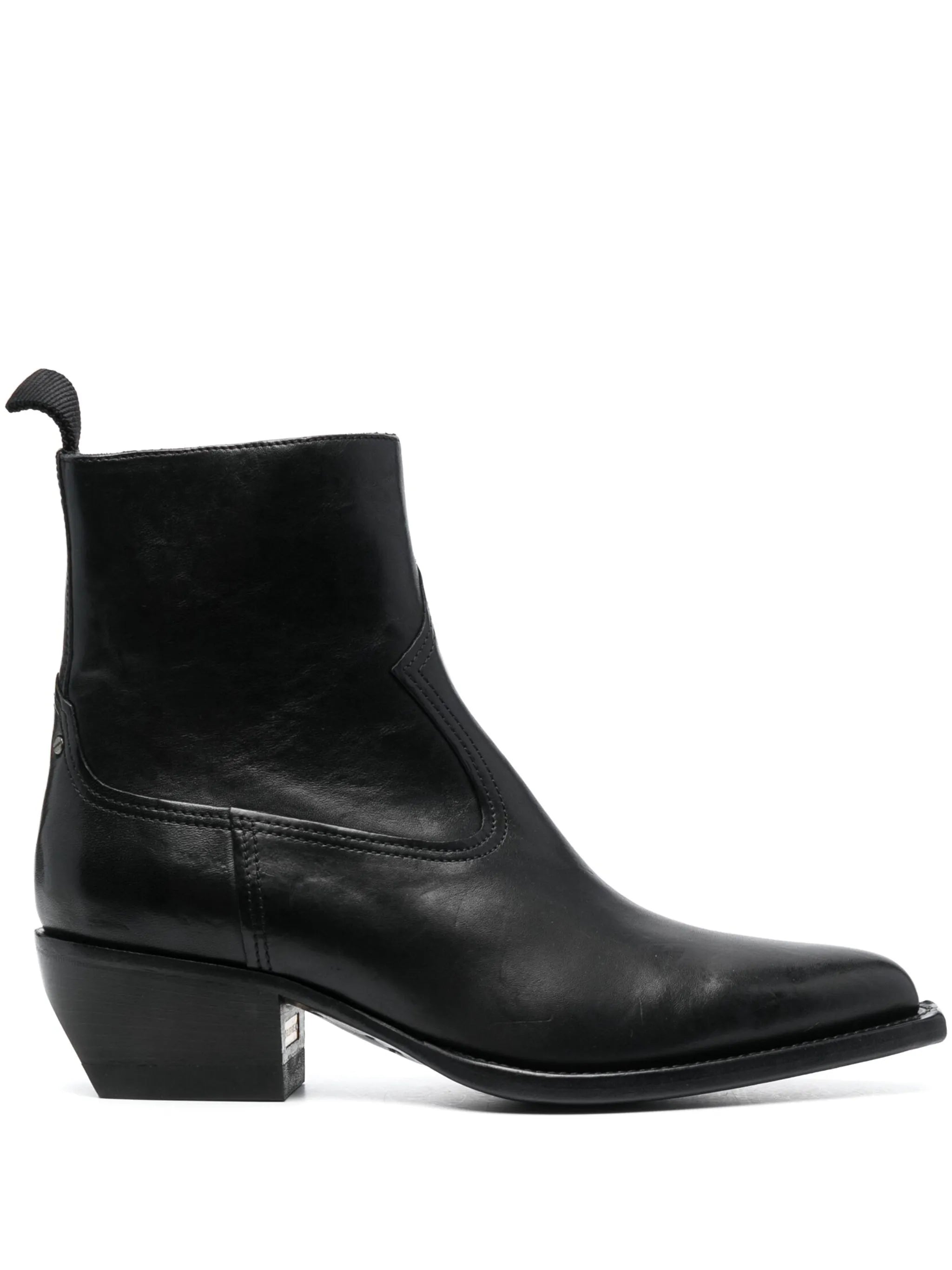 Debbie boots in black leather