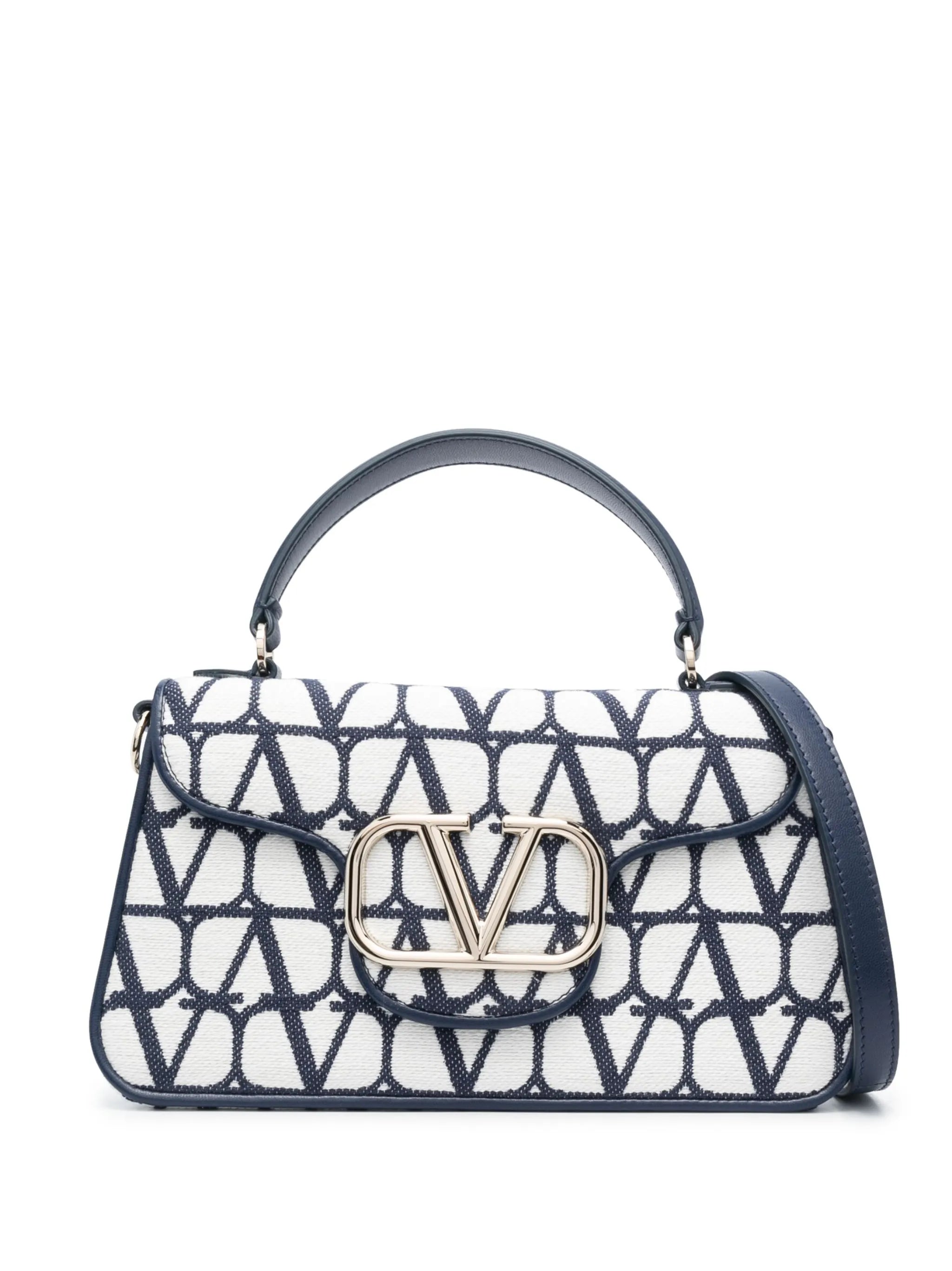 VLogo monogram-print tote bag