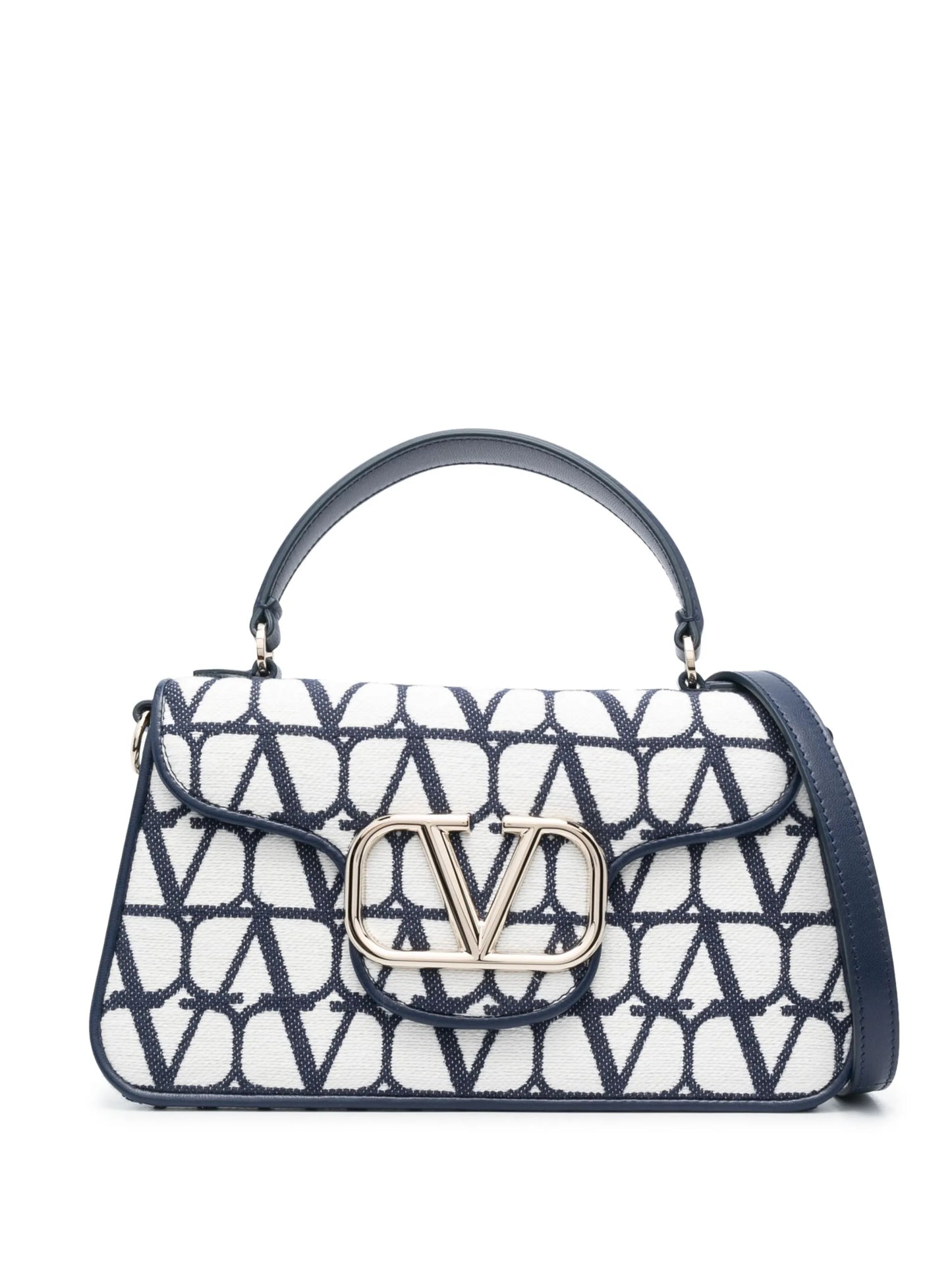 VLogo monogram-print tote bag