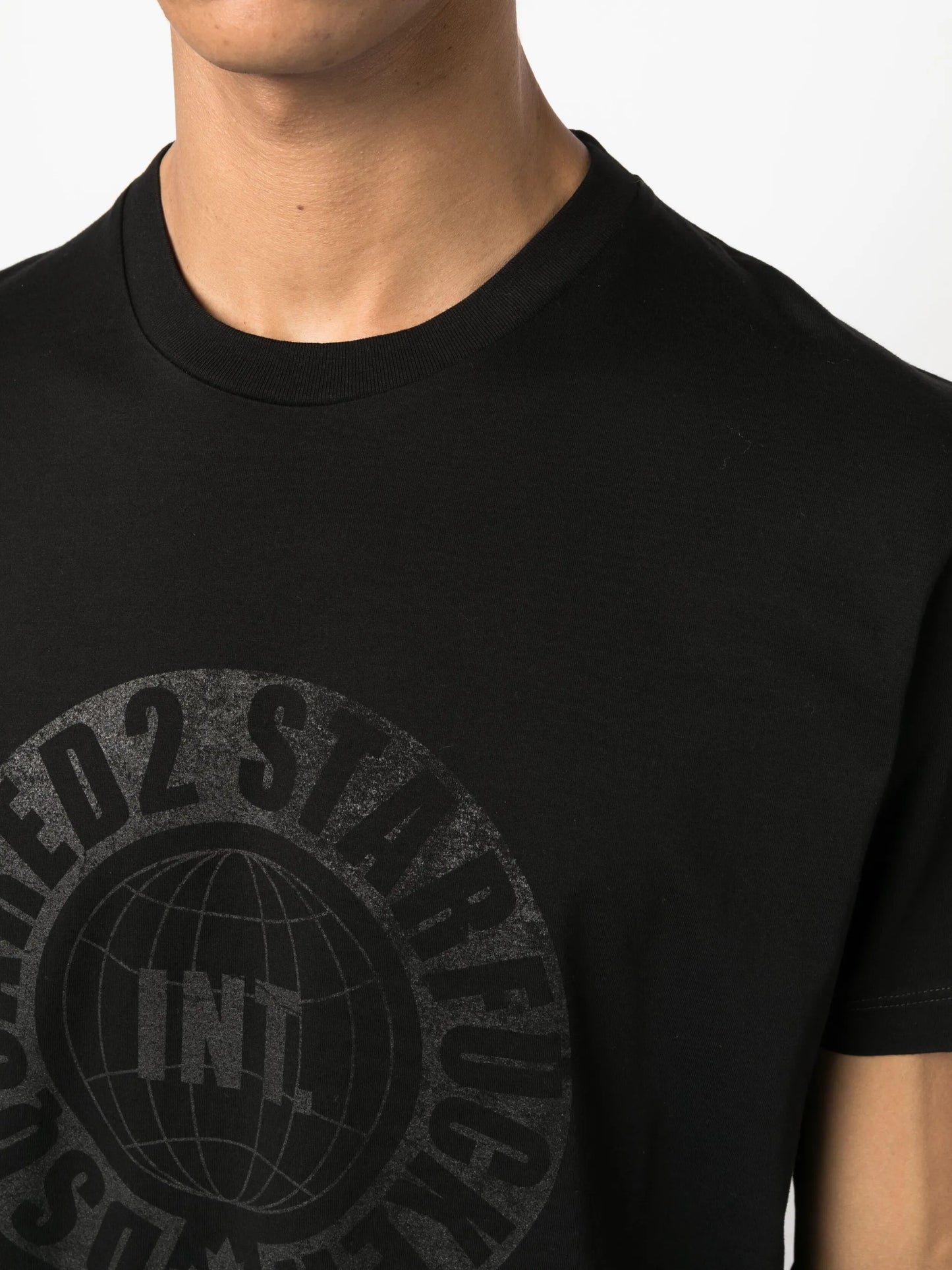 logo-print cotton T-shirt