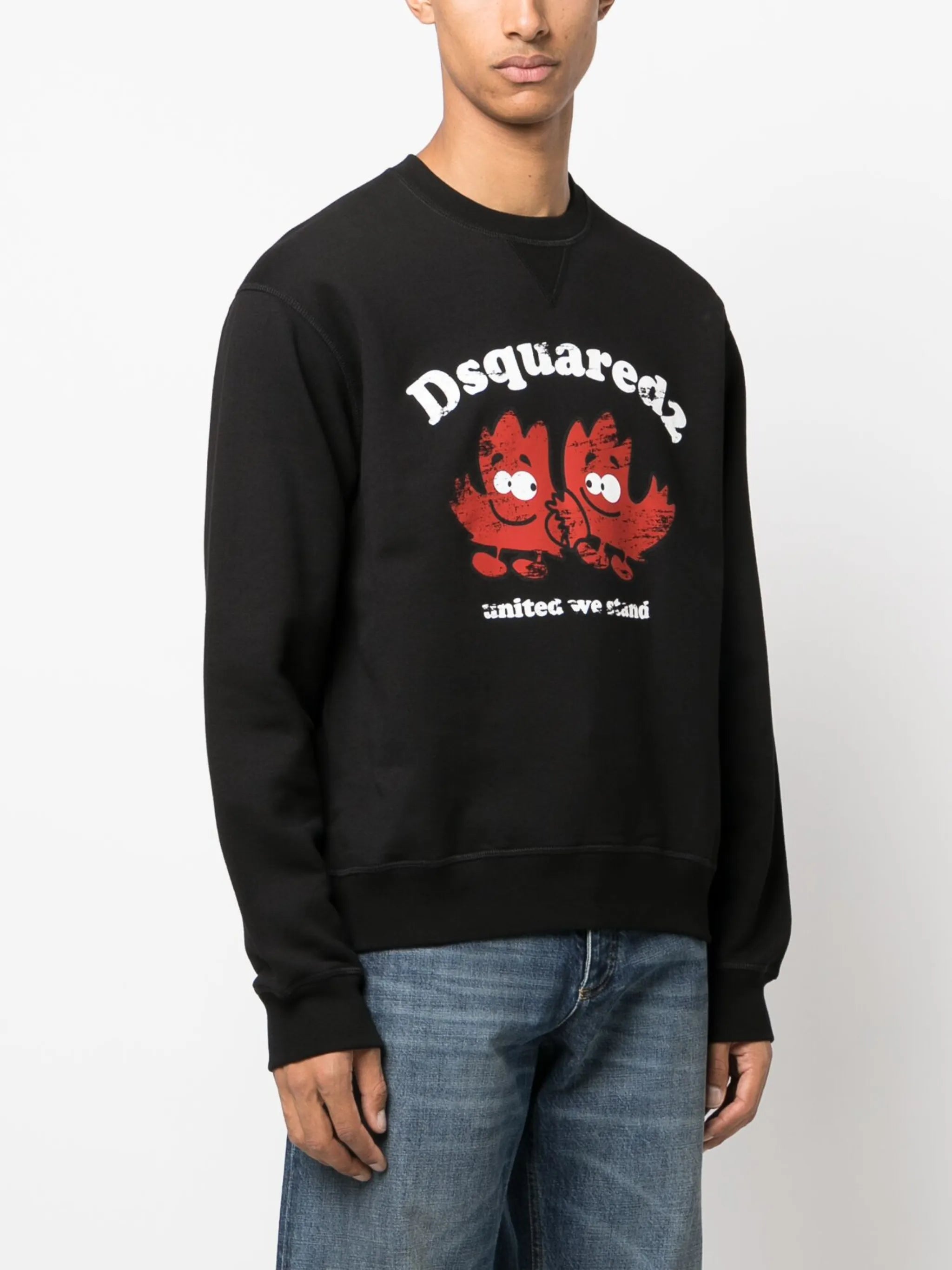 logo-print cotton sweatshirt