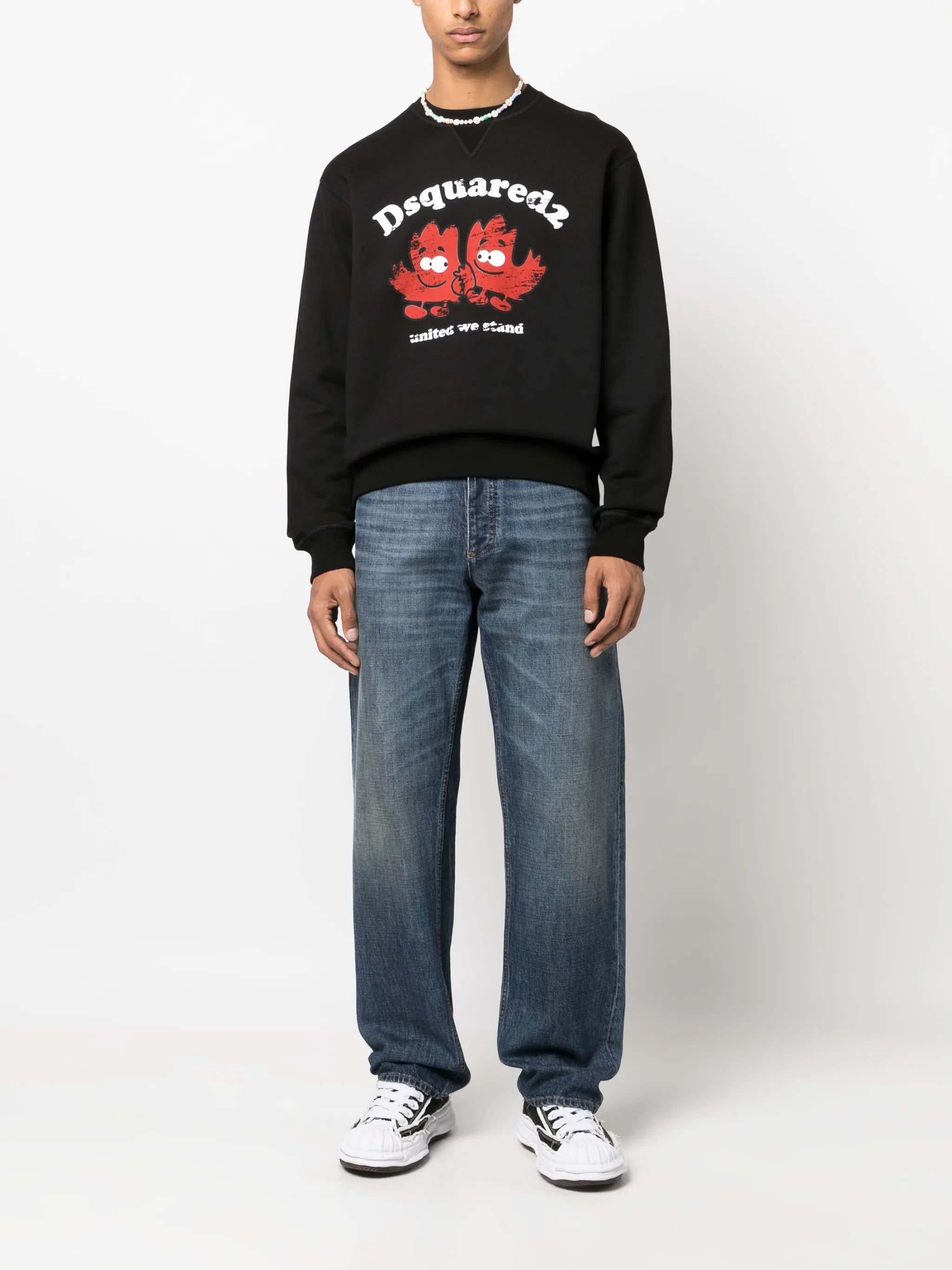 logo-print cotton sweatshirt