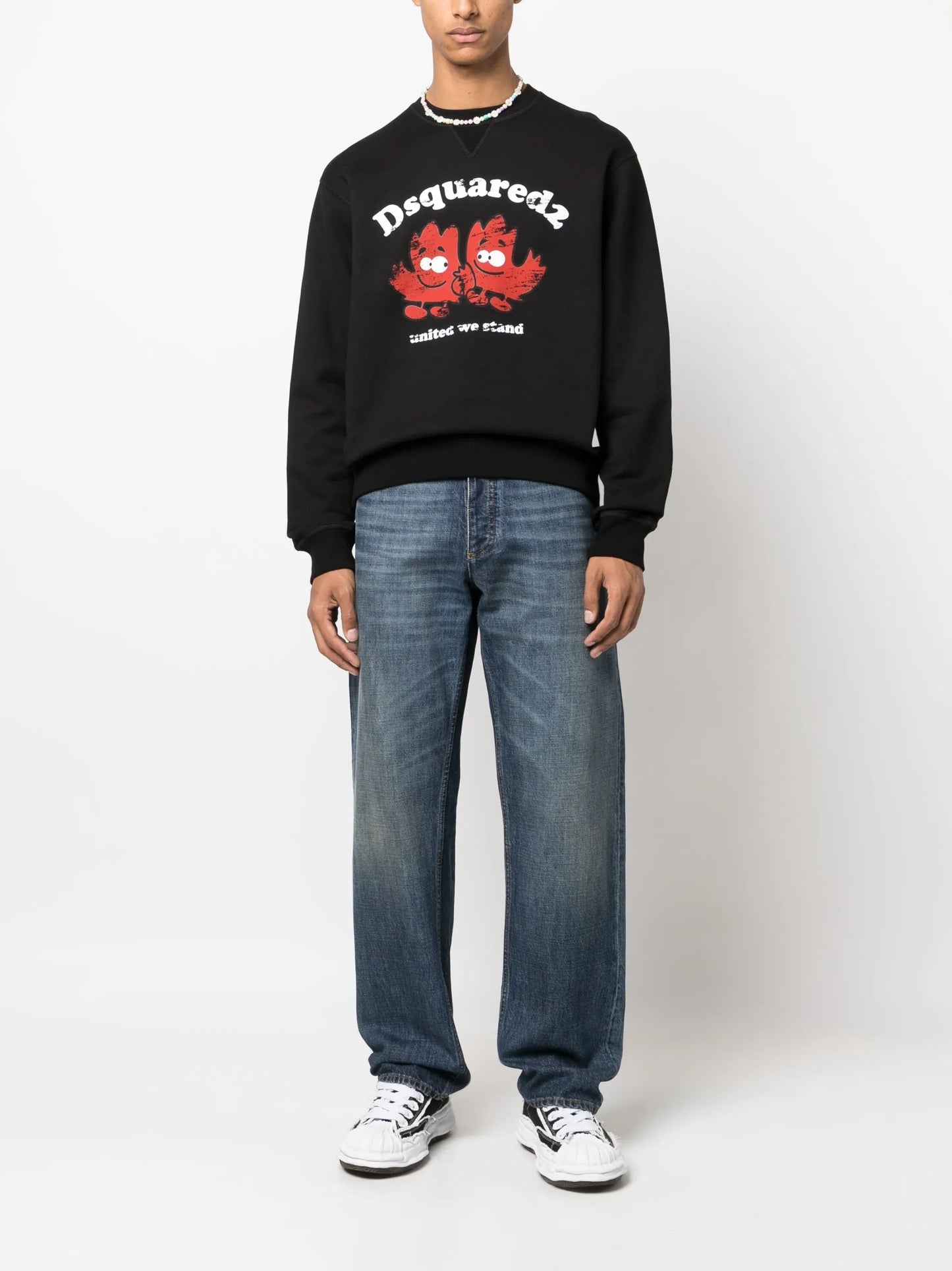 logo-print cotton sweatshirt