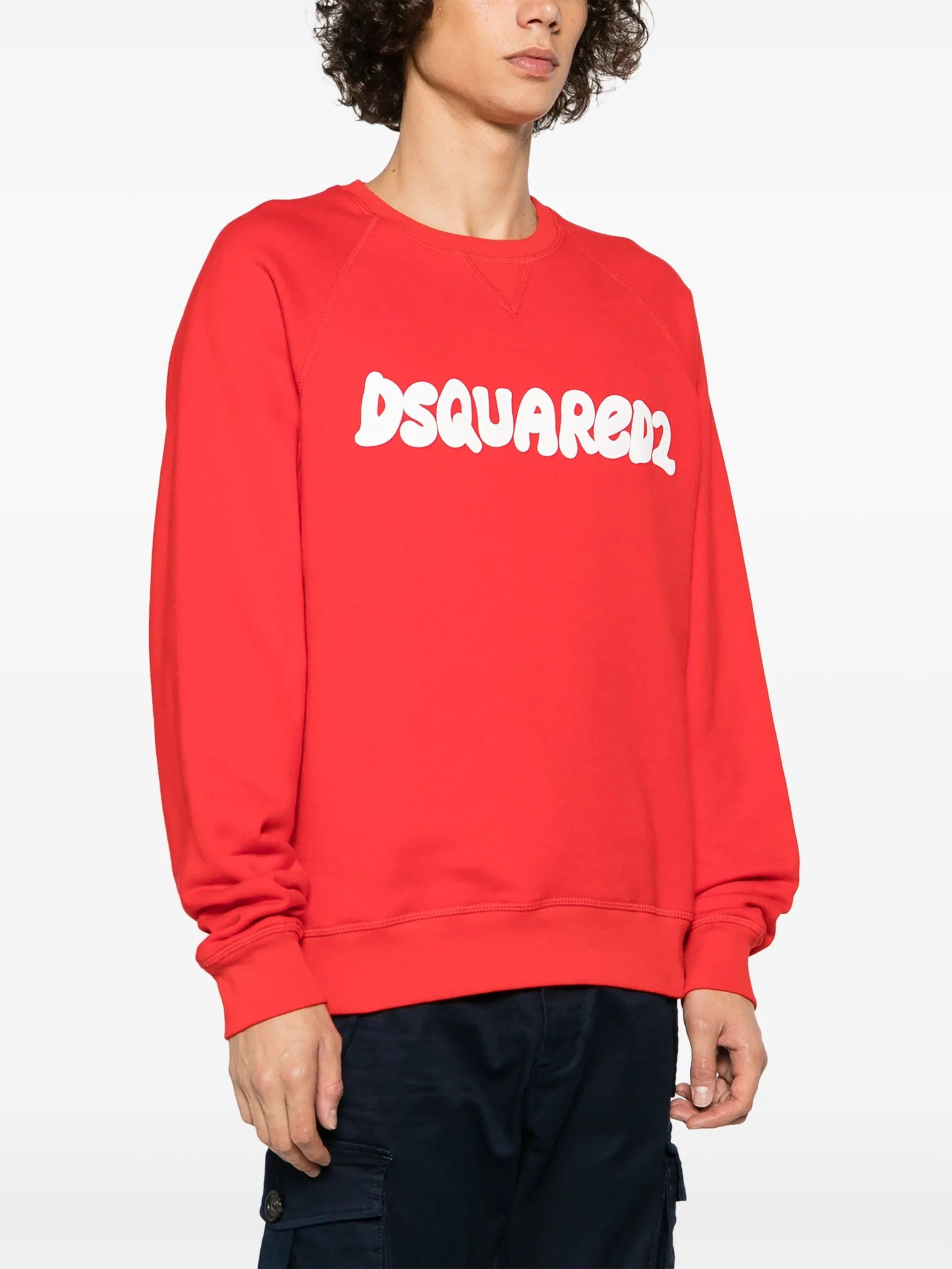 logo-print cotton sweatshirt