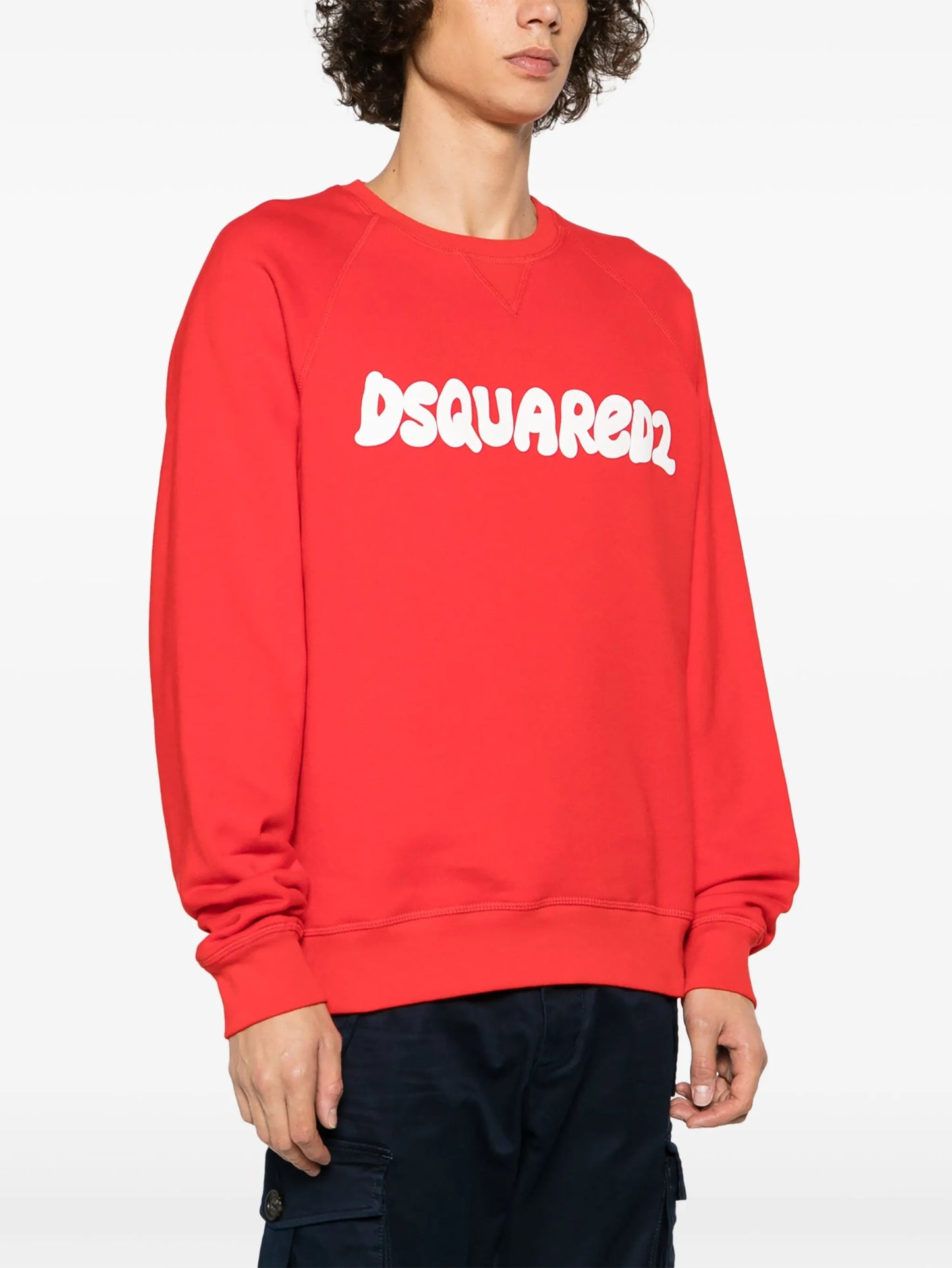logo-print cotton sweatshirt