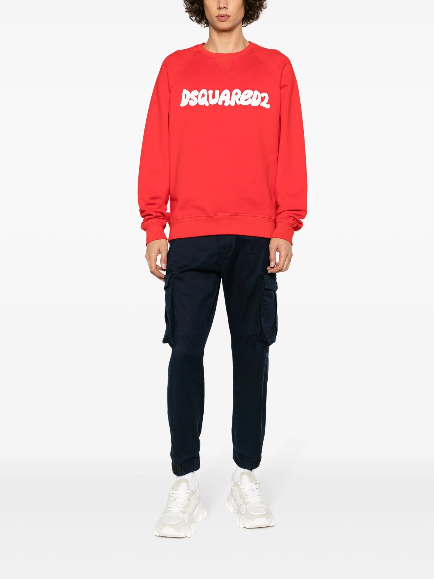 logo-print cotton sweatshirt
