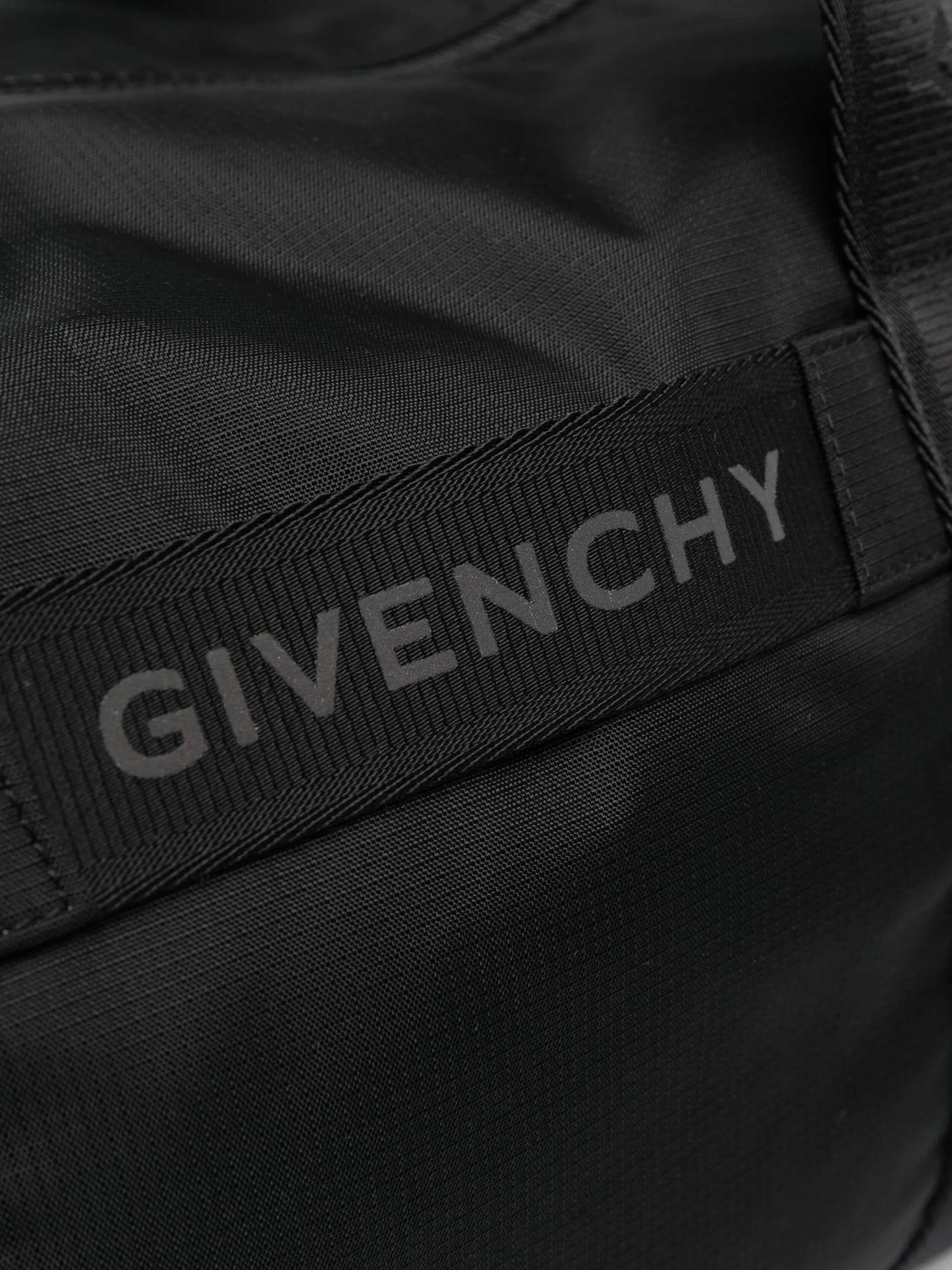 logo-tape zipped holdall
