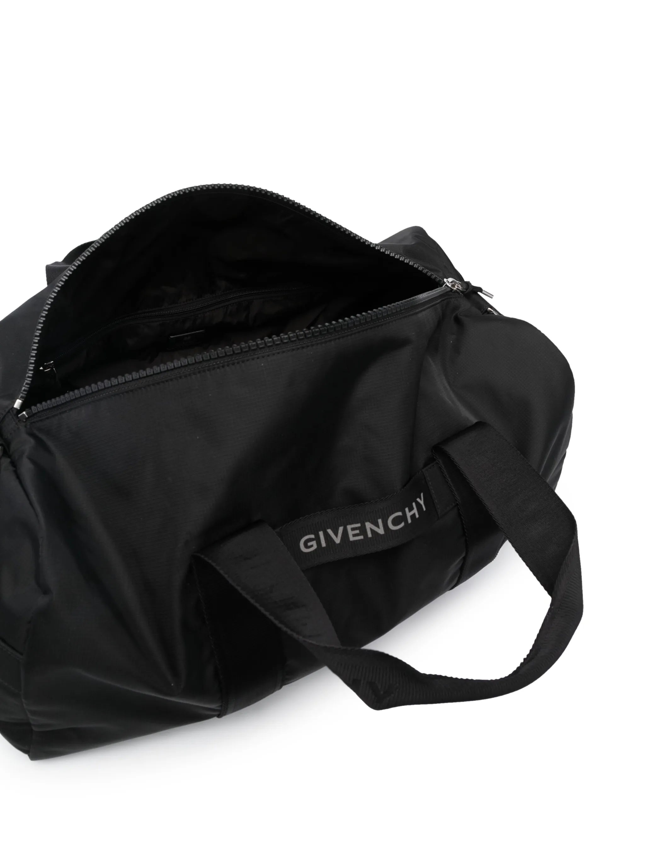 logo-tape zipped holdall