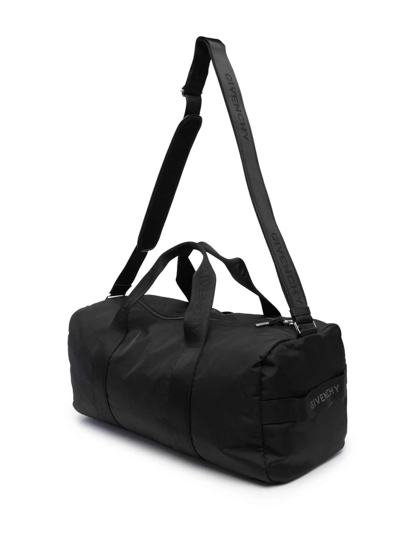 logo-tape zipped holdall