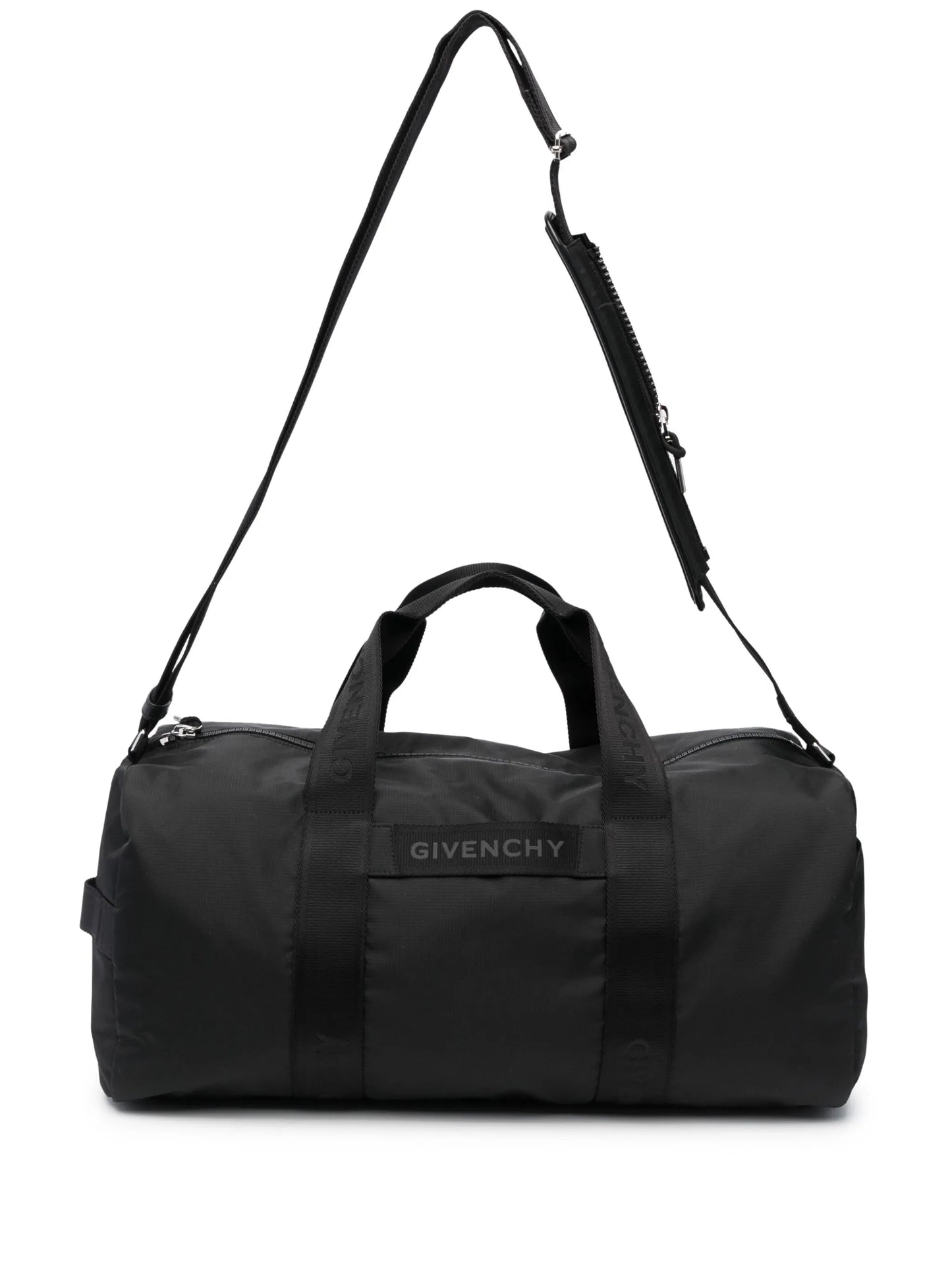 logo-tape zipped holdall