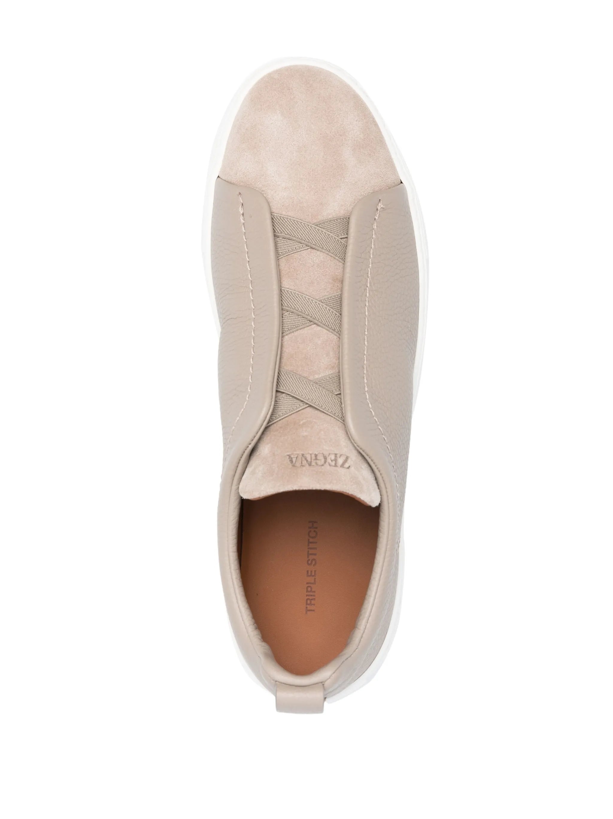 suede low-top sneakers